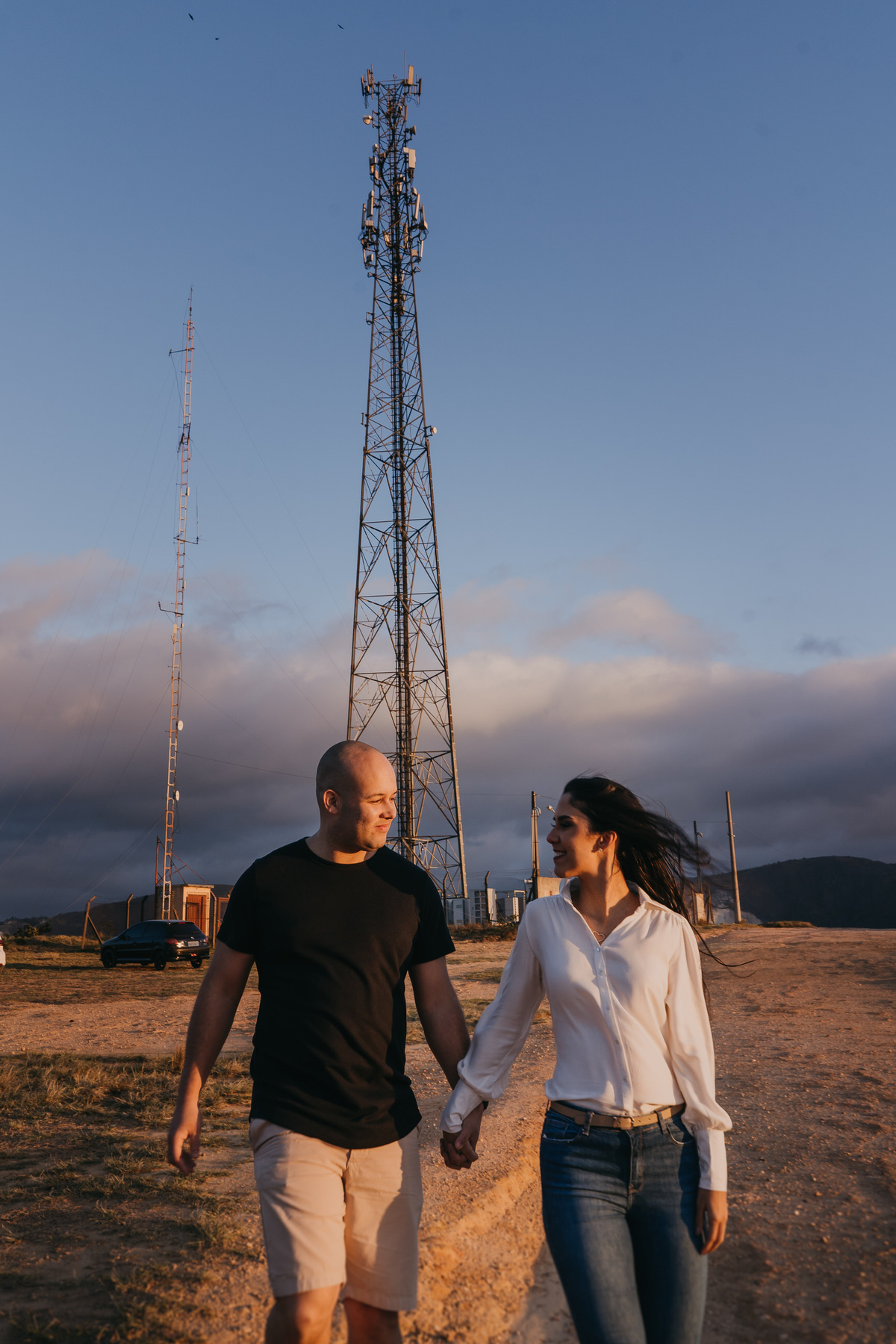 pré-wedding, wedding, ensaio, ensaio fotográfico, foto de casal, casal, noivos, noiva, morro do capuava, namorados