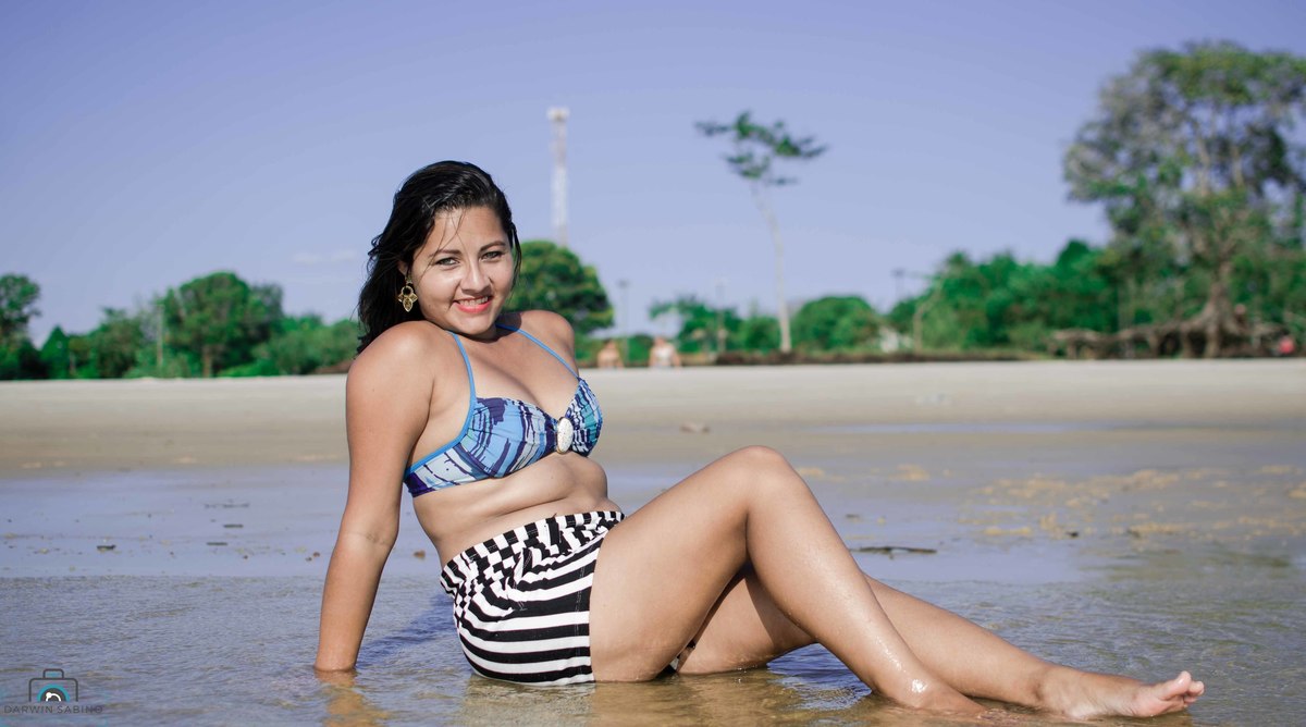 Ensaio na Praia -Kaliane Cristina