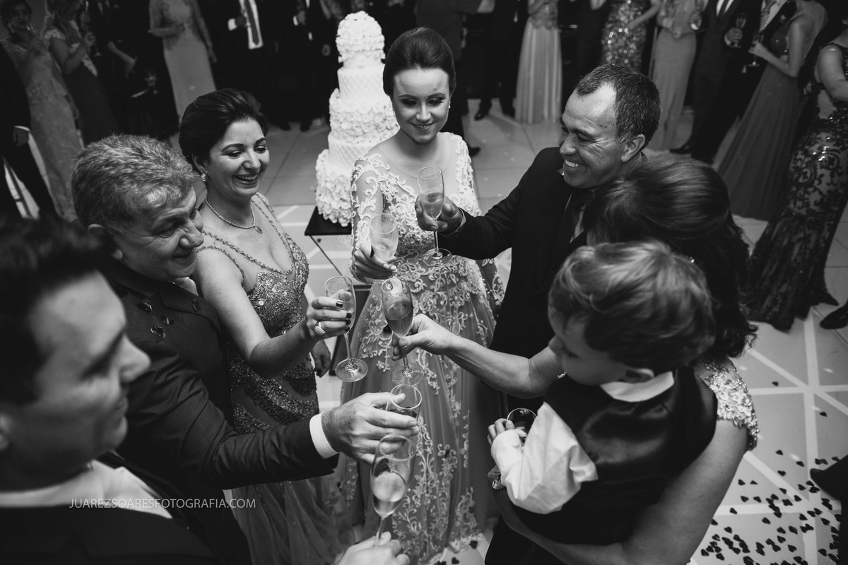 brinde festa casamento