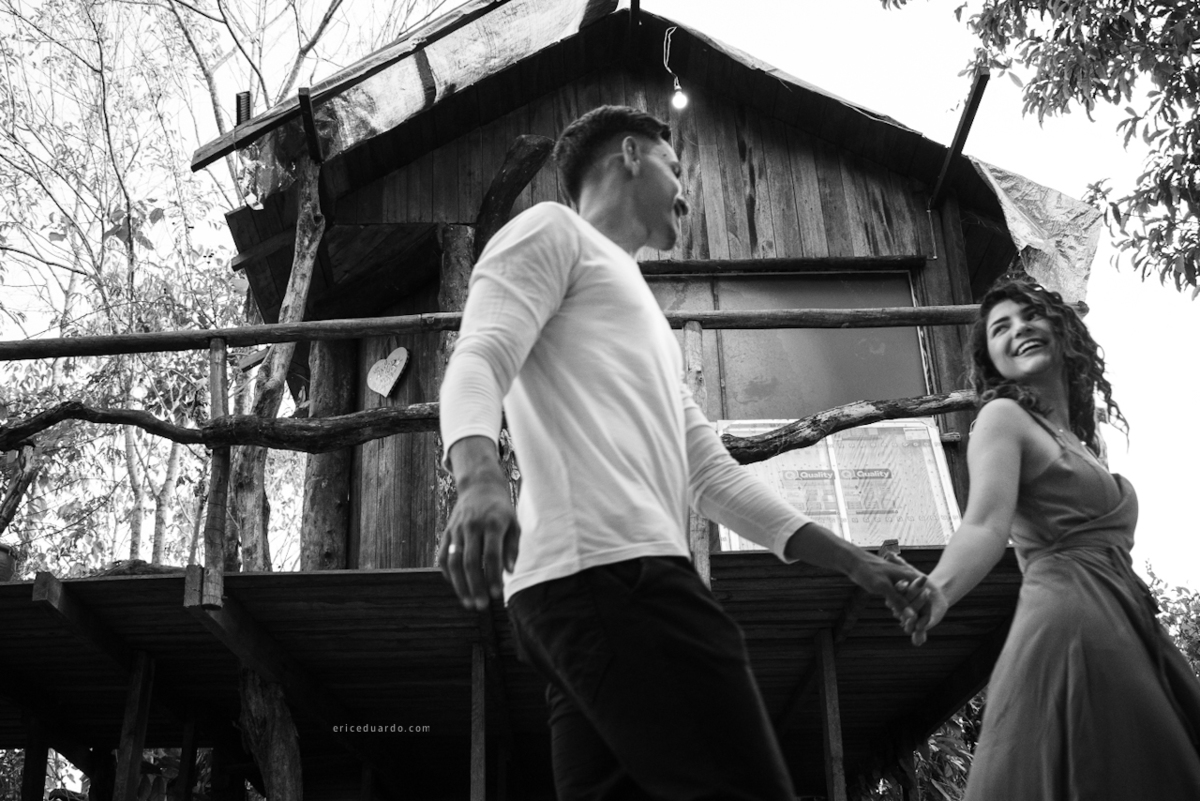 correndo juntos, foto sentimental