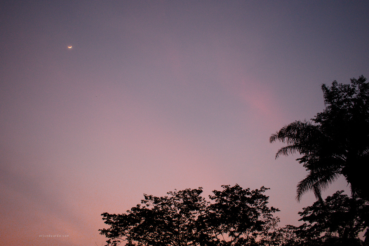 Transição do dia pra noite no casamento