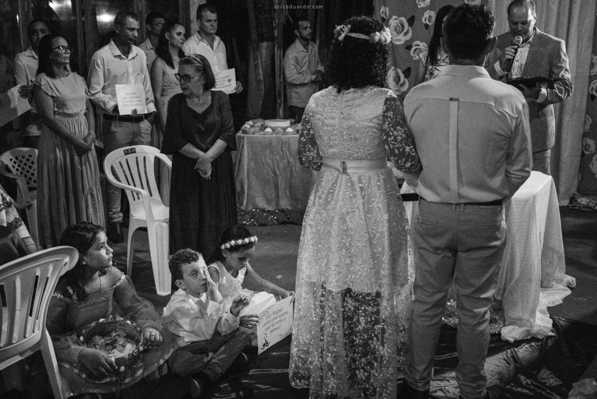 Cerimônia de casamento em São Félix do Xingú