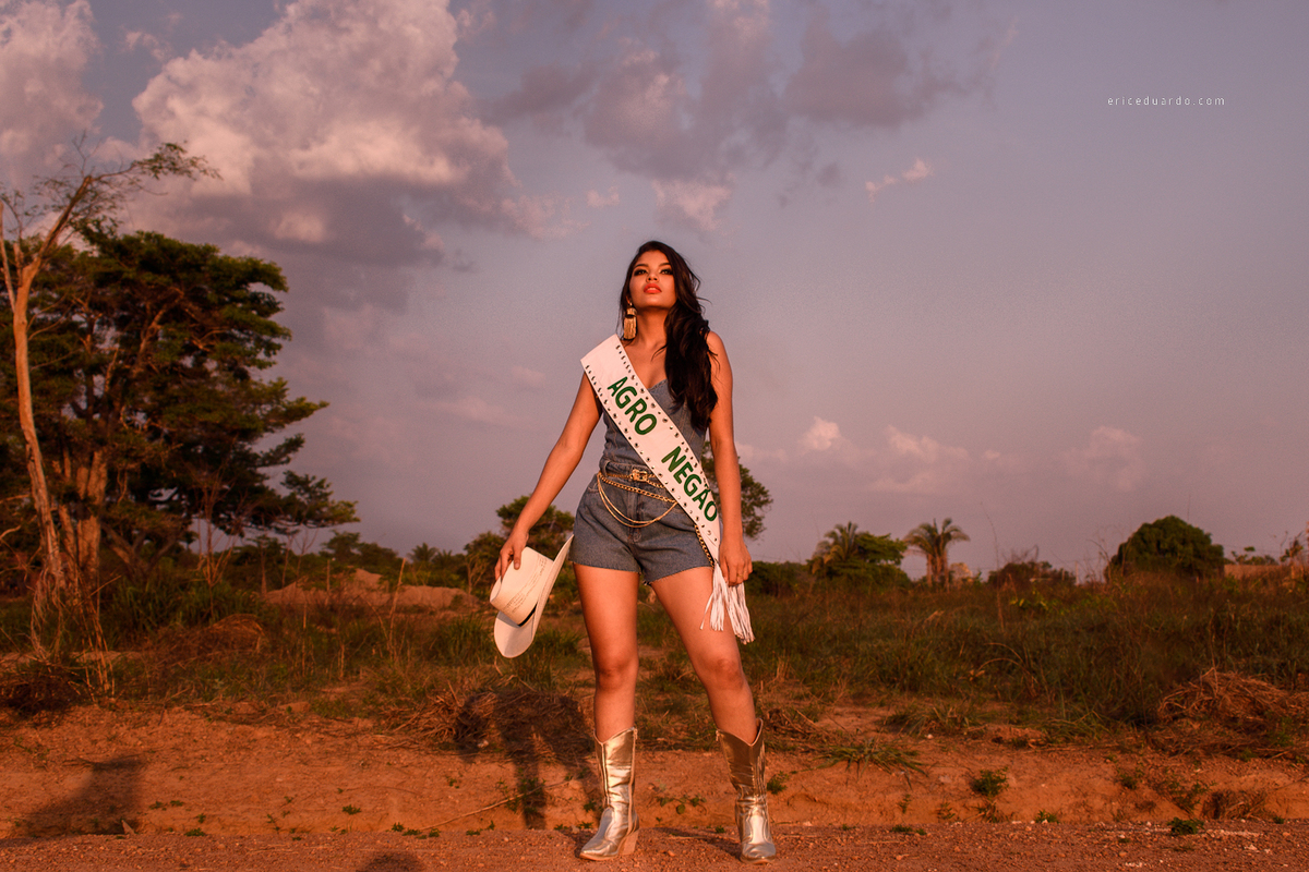 Candidata à rainha Expoxingu