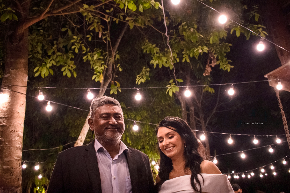 Foto espontânea dos casados