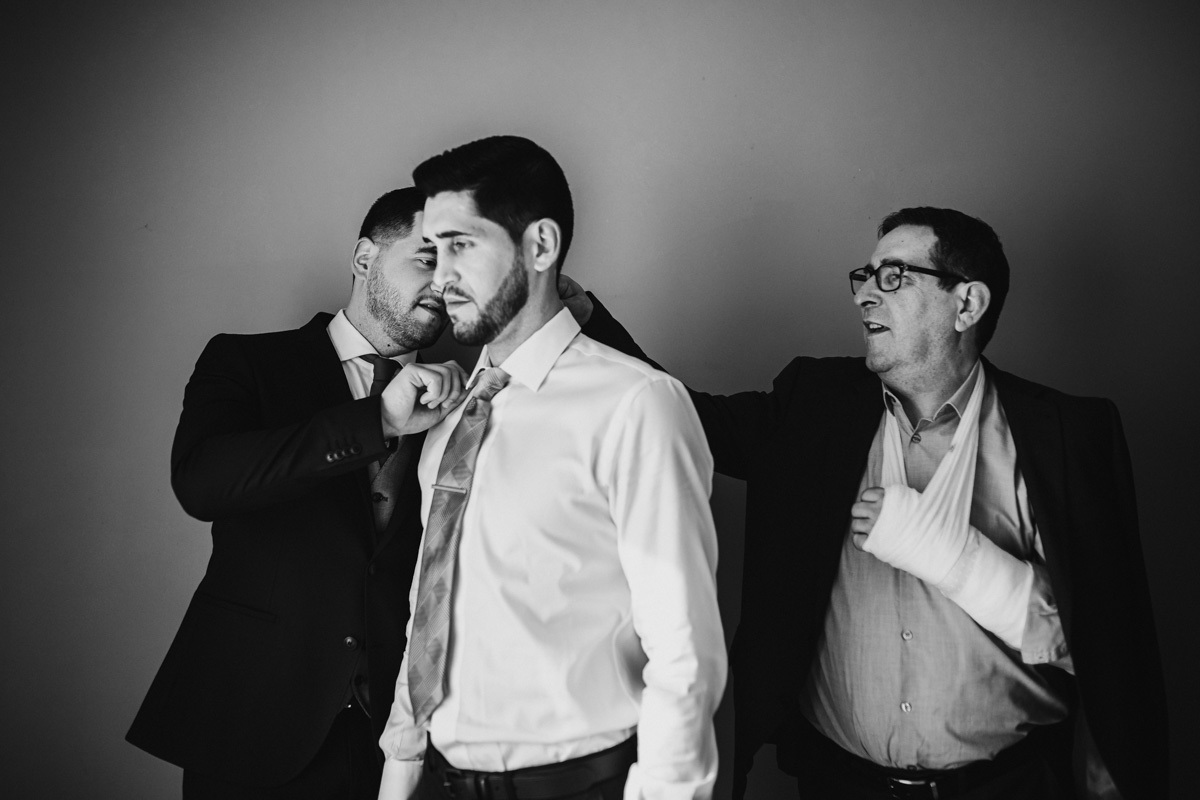 Preparação do noivo