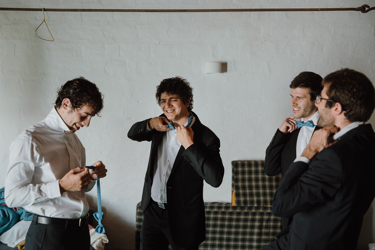 Preparação do noivo