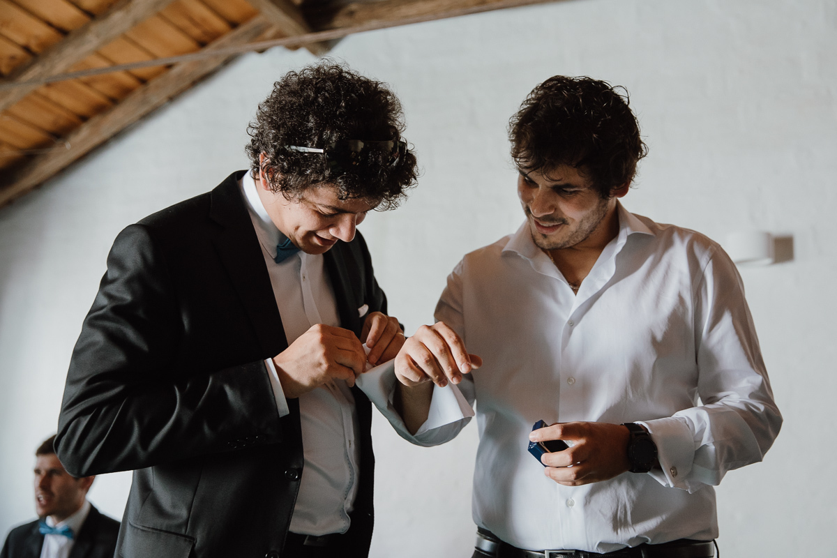 Preparação do noivo