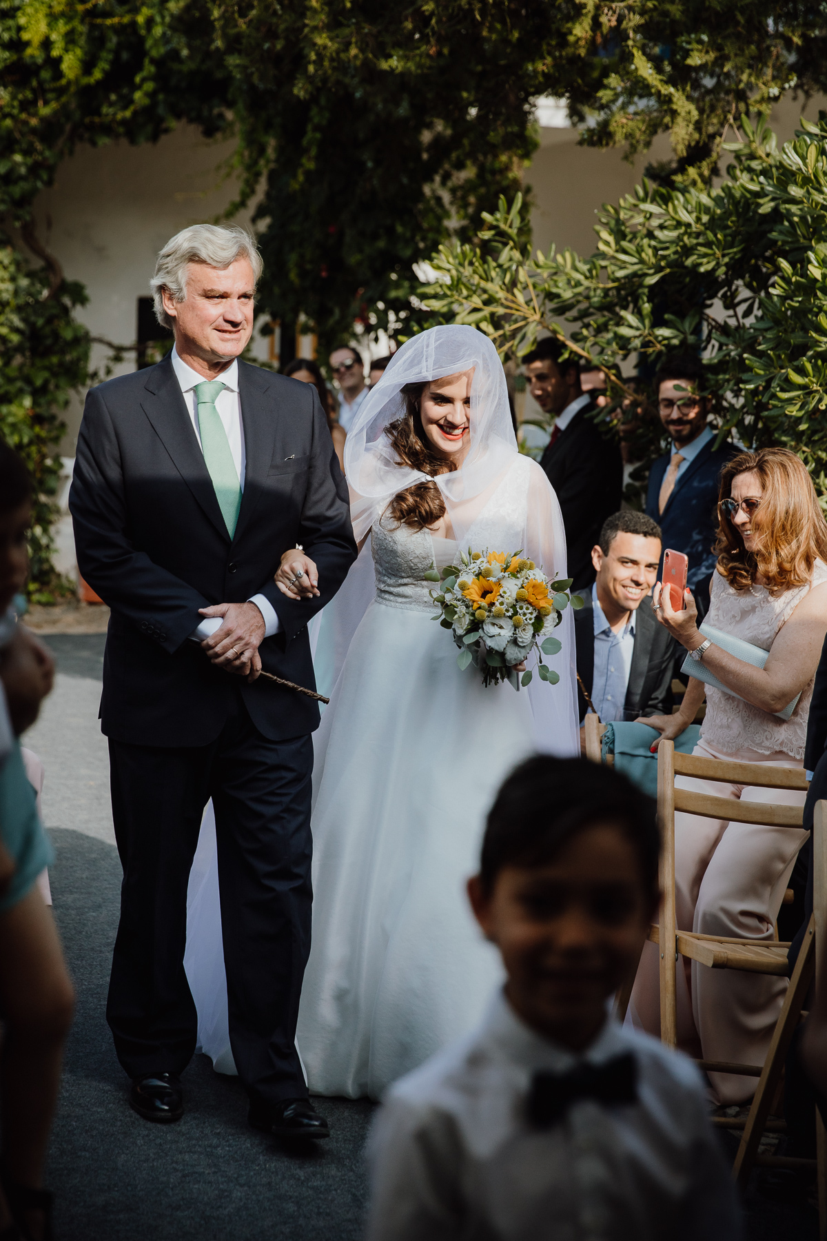entrada na noiva no casamento civil