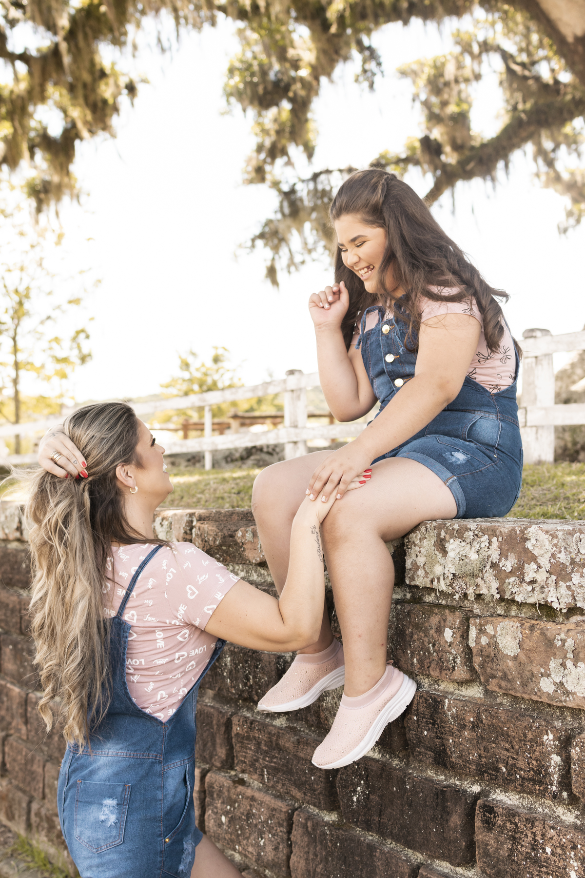 Ensaio mãe e filha de Josiane e Jordana em Santo Antônio da Patrulha RS_Dancinha.