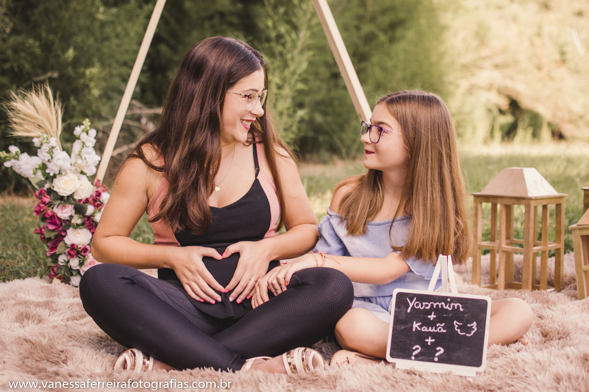 Ensaio especial Dia das Mães, Sandra e filhos, realizado em Caraá, fotografia de Vanessa Ferreira Fotografias