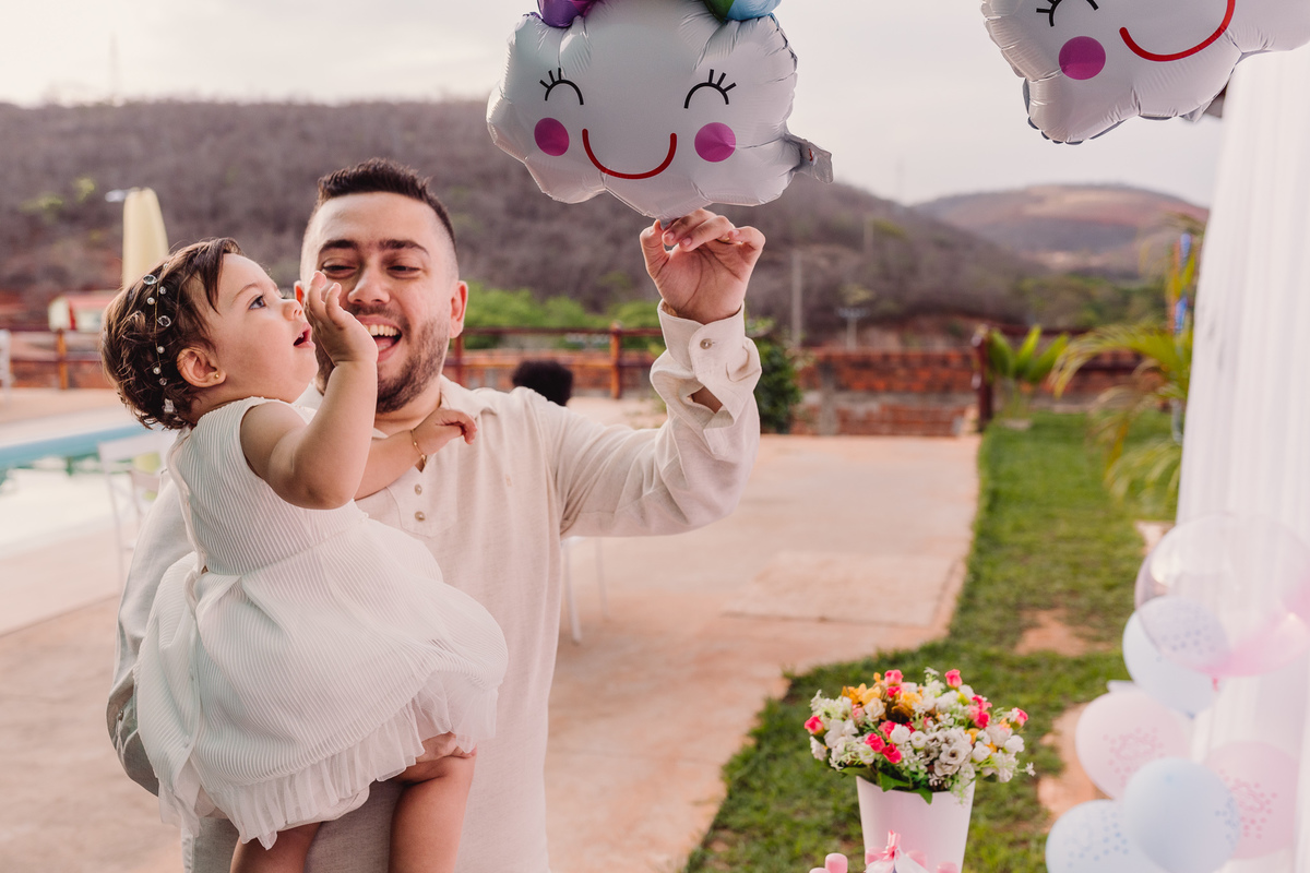 Batizado e Aniversário da Júlia realizado respectivamente na Igreja de Nossa Senhora de Fátima e Recanto Beira Rio em Berilo - MG 
Fotógrafo: Leandro Sales