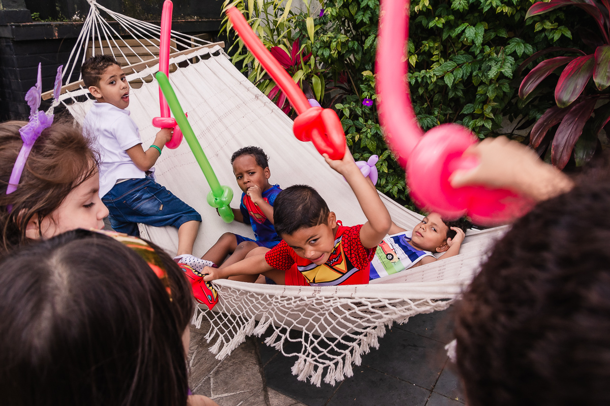Festa infantil no buffet Beleléu, na cidade de praia grande, no estado de são paulo