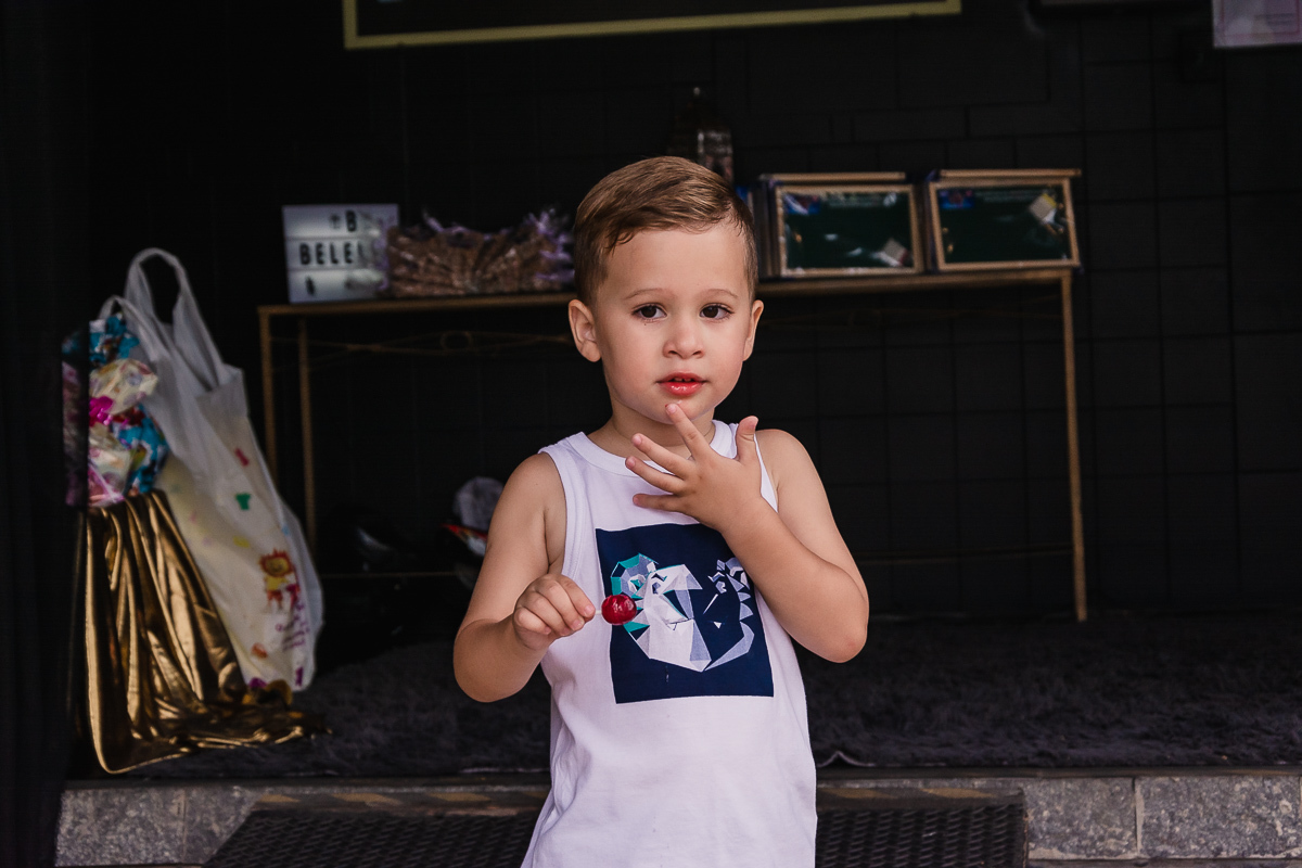 Festa infantil no buffet Beleléu, na cidade de praia grande, no estado de são paulo