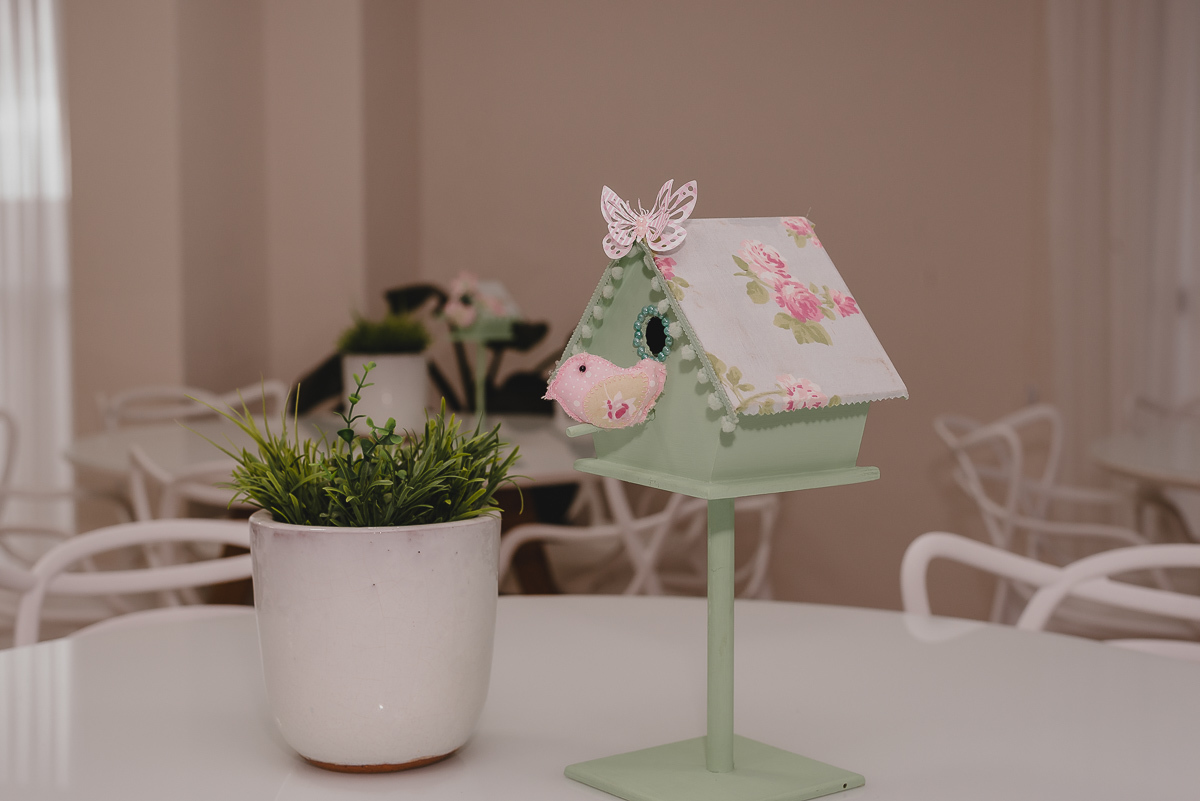 Decoração de chá de bebê, na cidade de Mongaguá, no estado de São Paulo