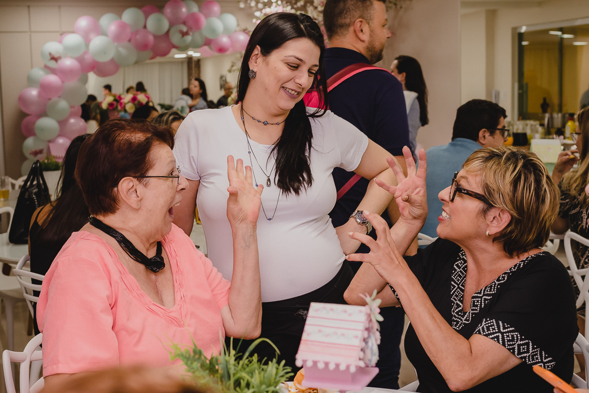Chá de bebê, na cidade de Mongaguá, no estado de São Paulo