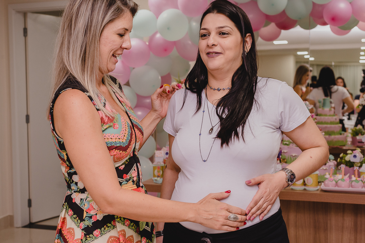Chá de bebê, na cidade de Mongaguá, no estado de São Paulo