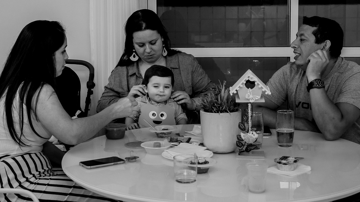 Chá de bebê, na cidade de Mongaguá, no estado de São Paulo