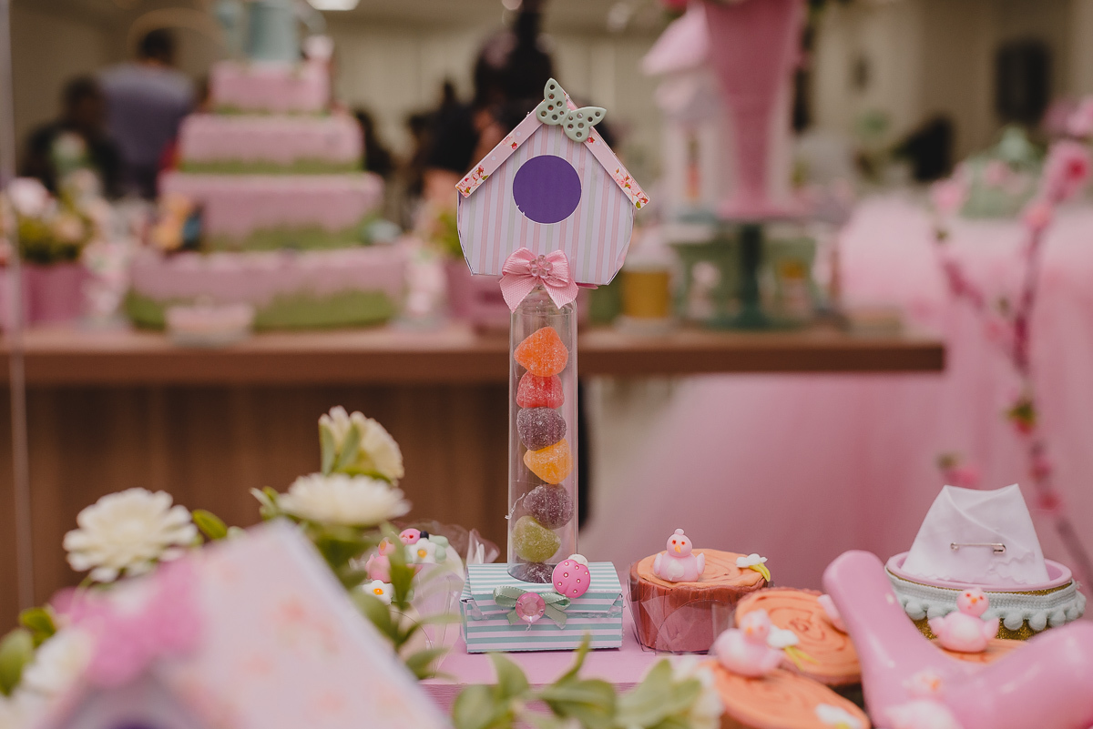 Decoração de chá de bebê, na cidade de Mongaguá, no estado de São Paulo