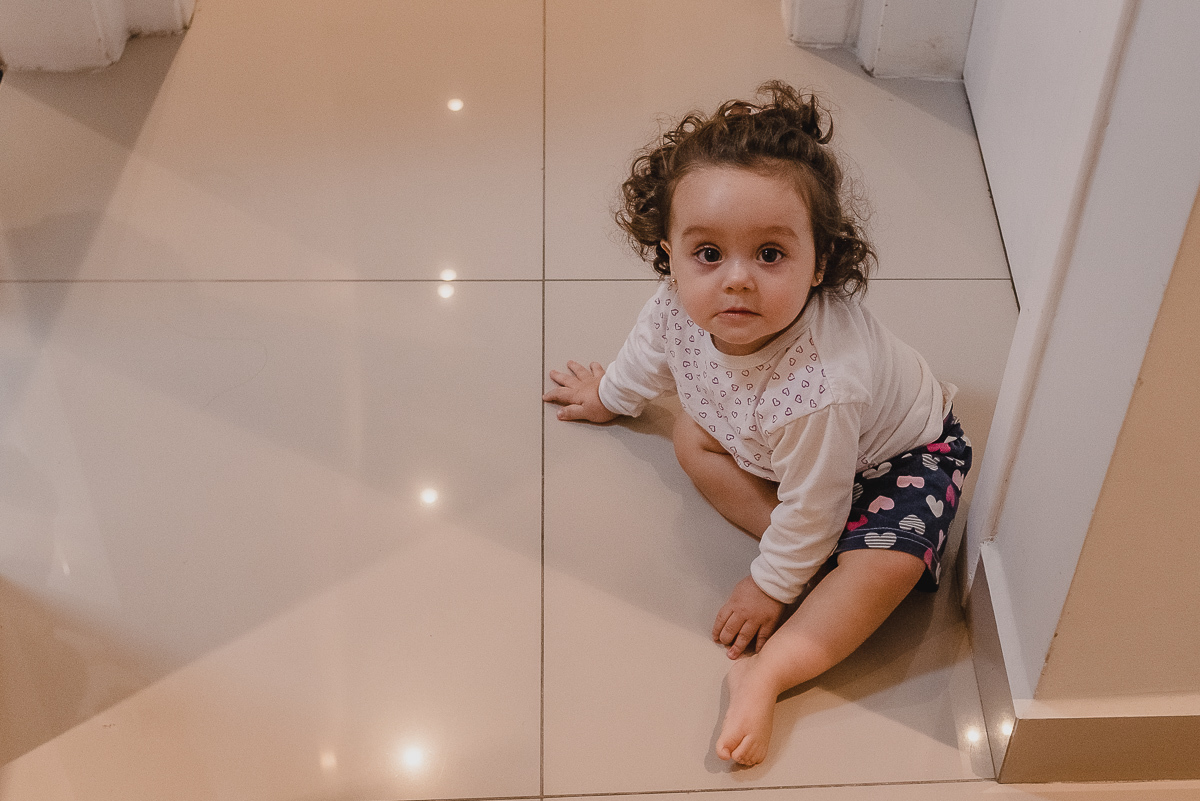 Foto de bebê  na cidade de Praia Grande, no estado de São Paulo