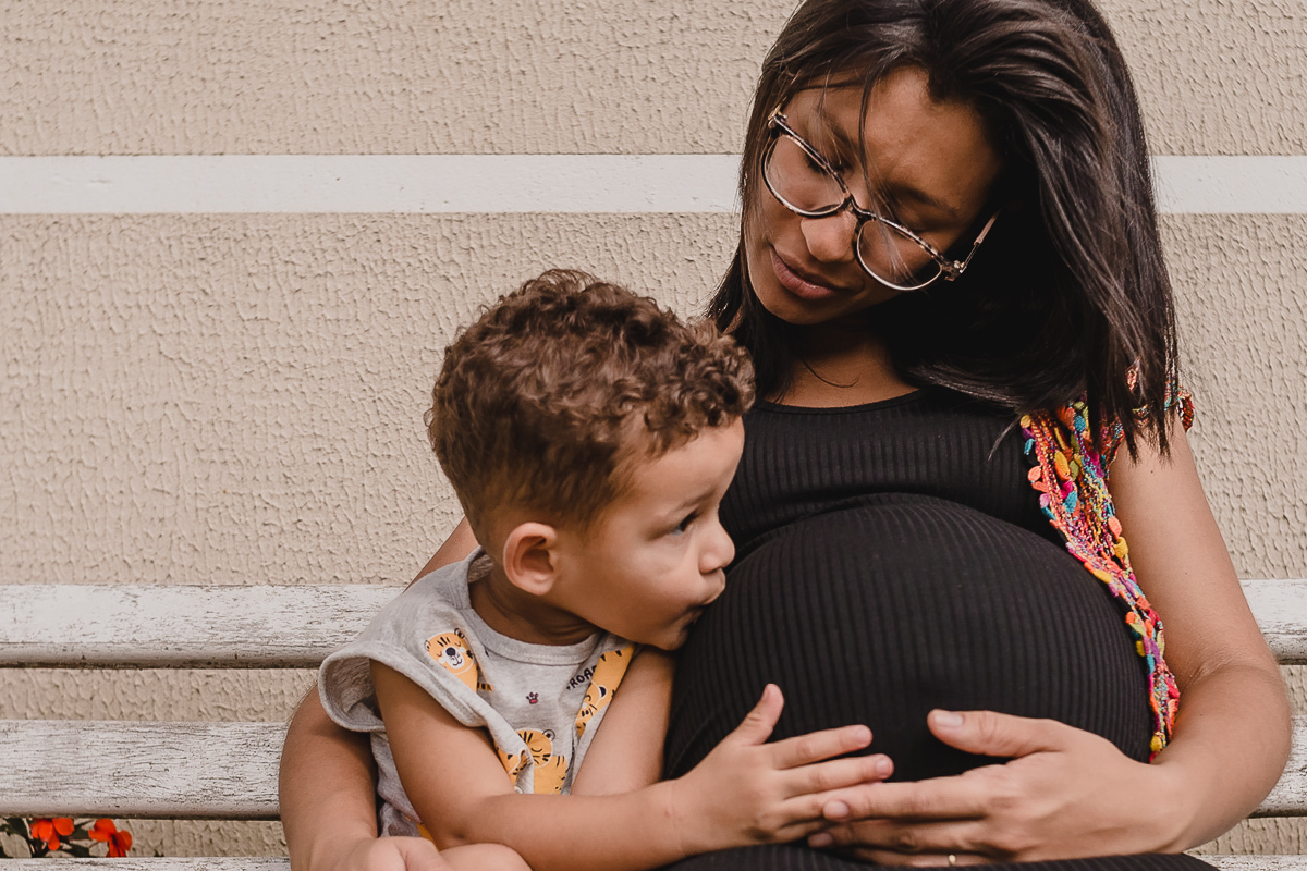 Ensaio gestante, mãe e filho na cidade São josé dos Pinhais no Paraná