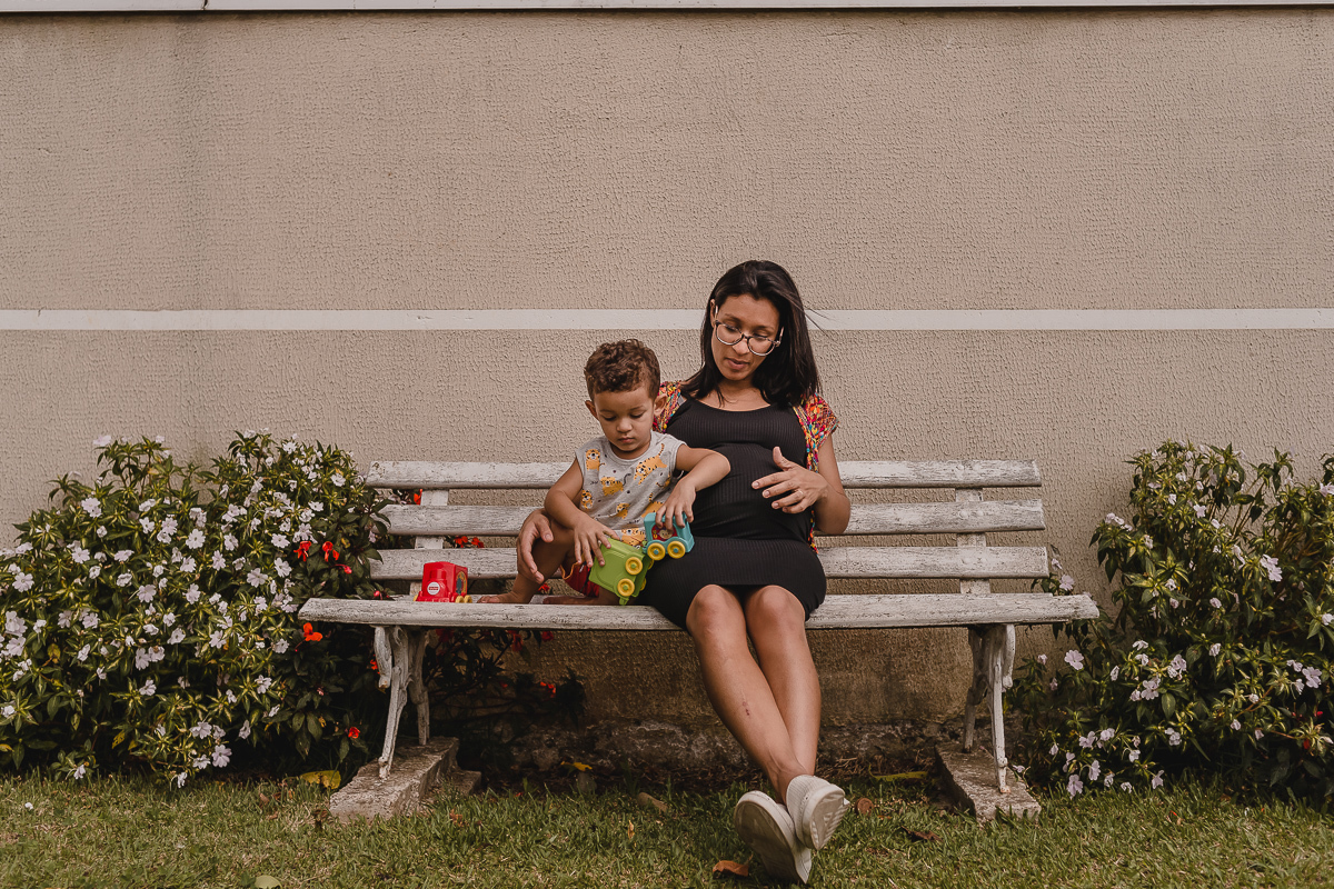 Ensaio gestante, mãe e filho na cidade São josé dos Pinhais no Paraná