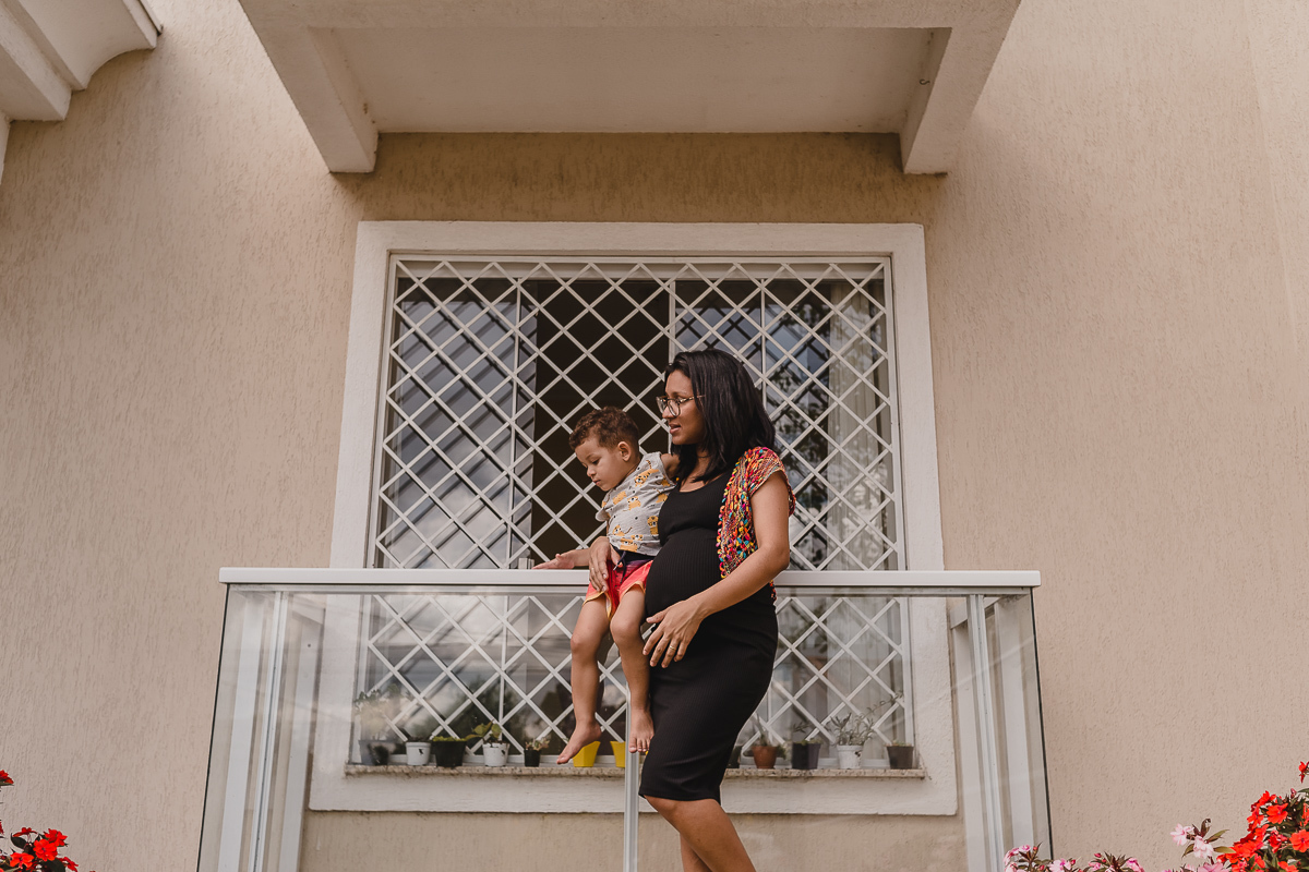 Ensaio gestante, mãe e filho na cidade São josé dos Pinhais no Paraná