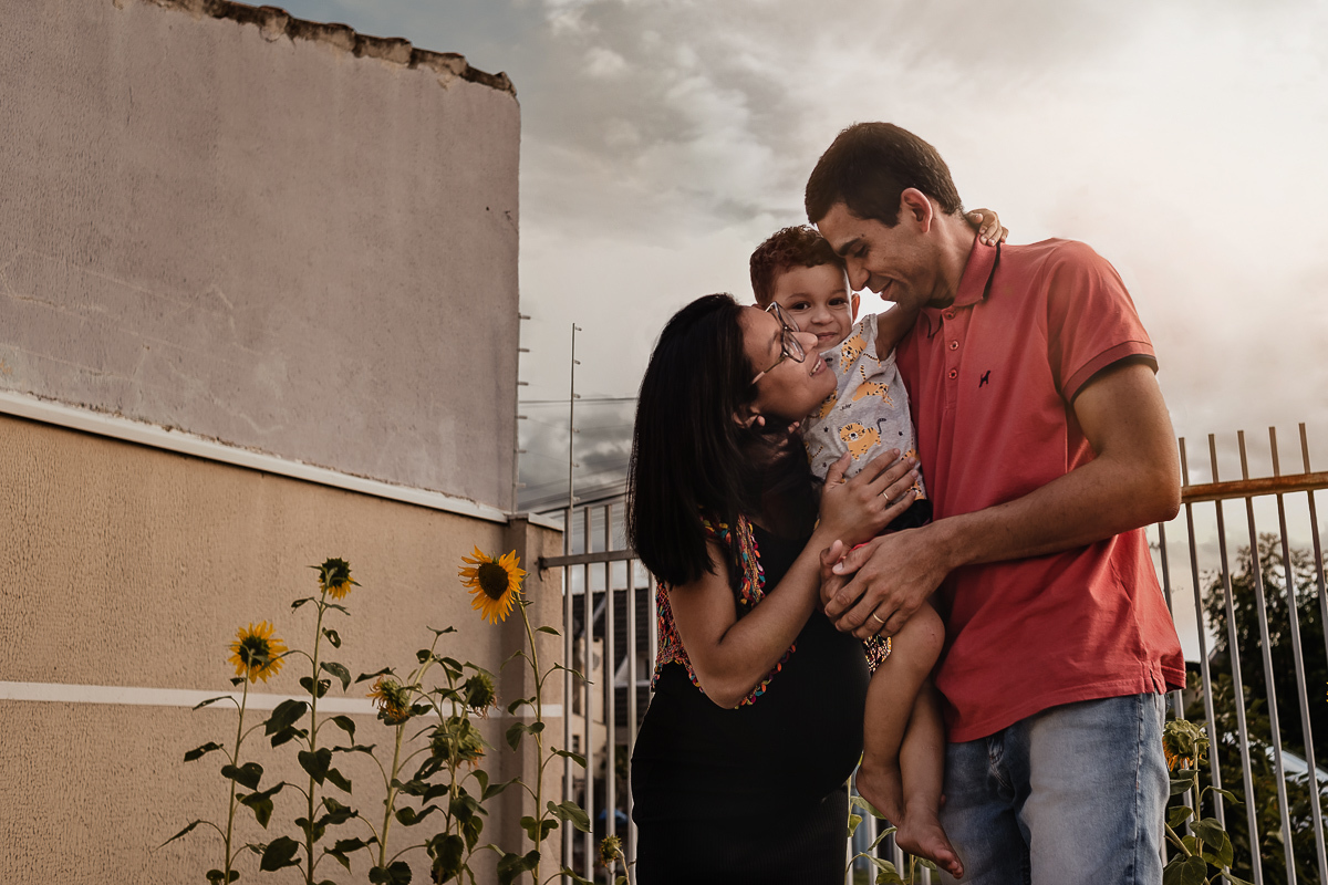 Ensaio de família na cidade São josé dos Pinhais no Paraná