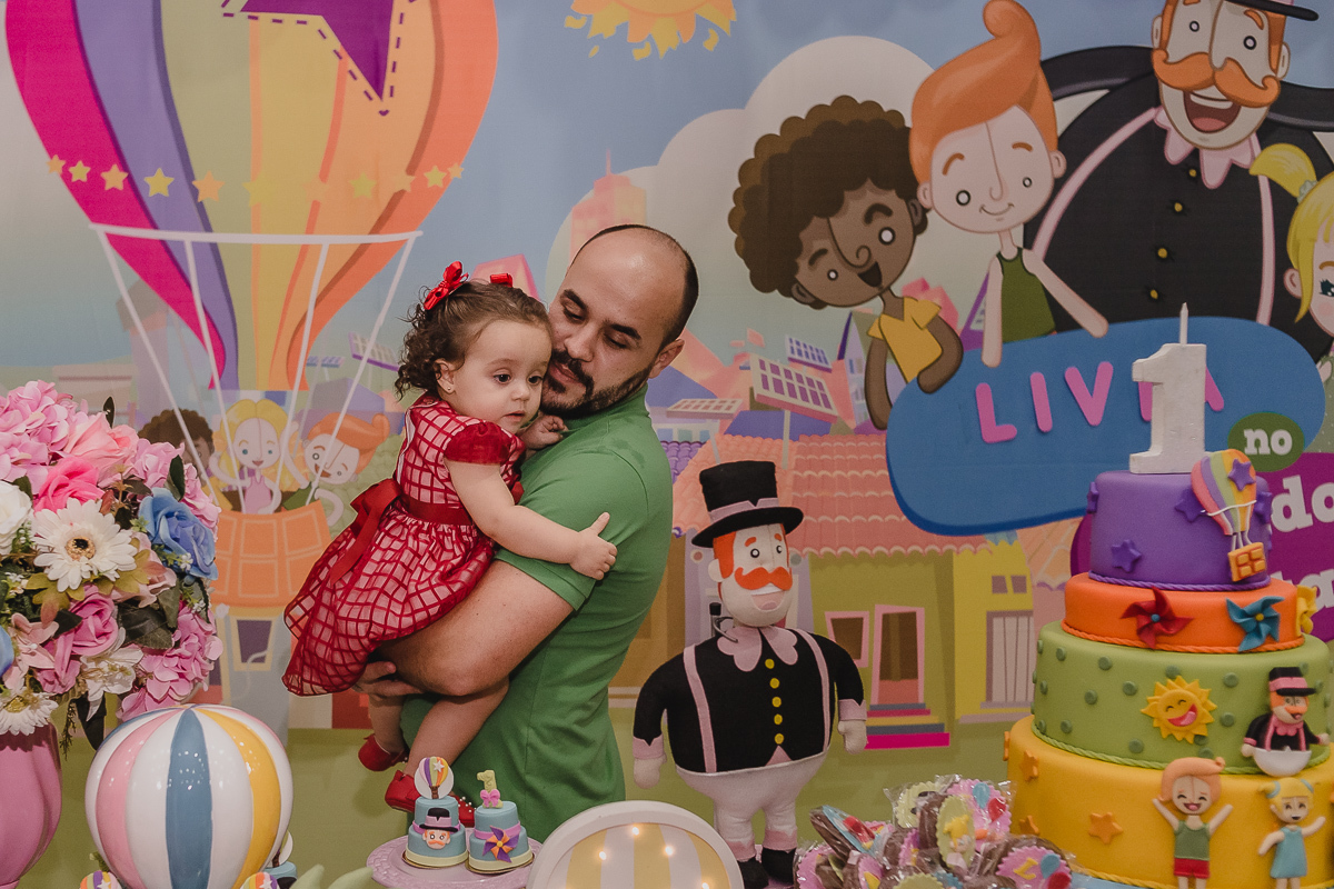 Festa de aniversário  na cidade de Praia Grande, no estado de São Paulo