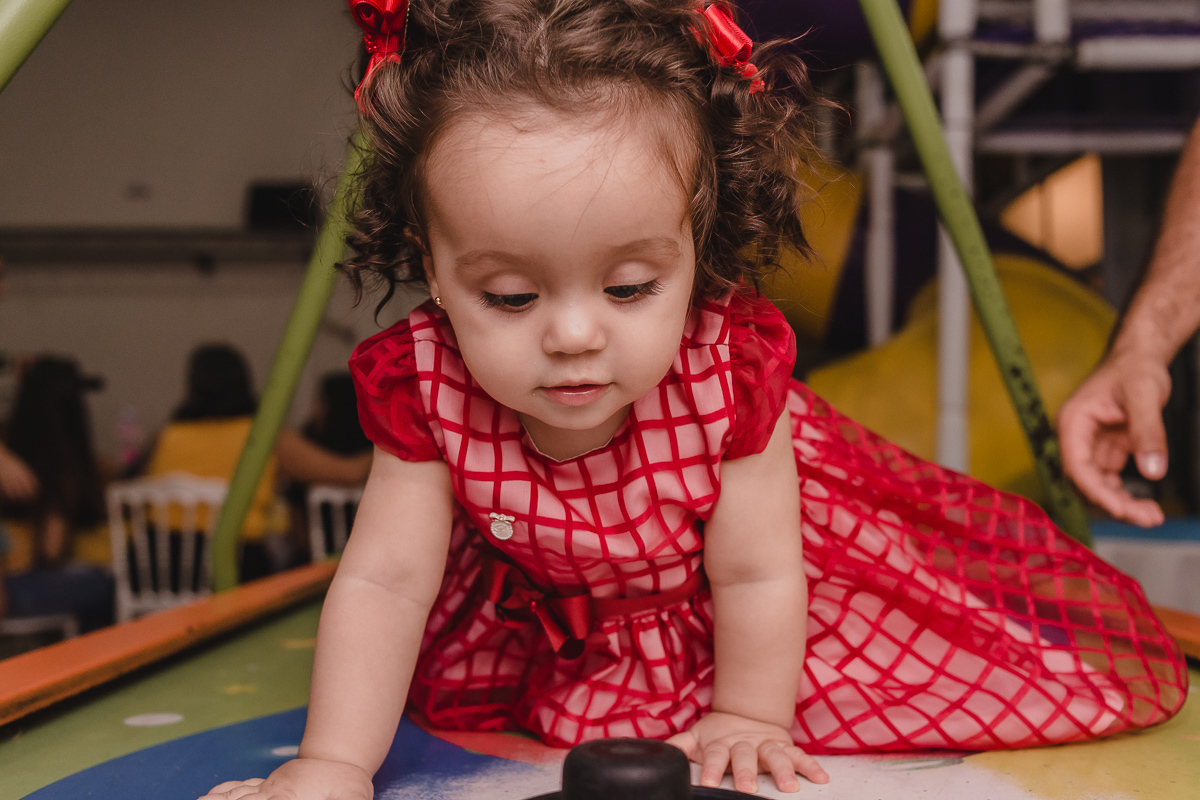Aniversariante no Buffet Magic Time na cidade de Praia Grande, no estado de São Paulo