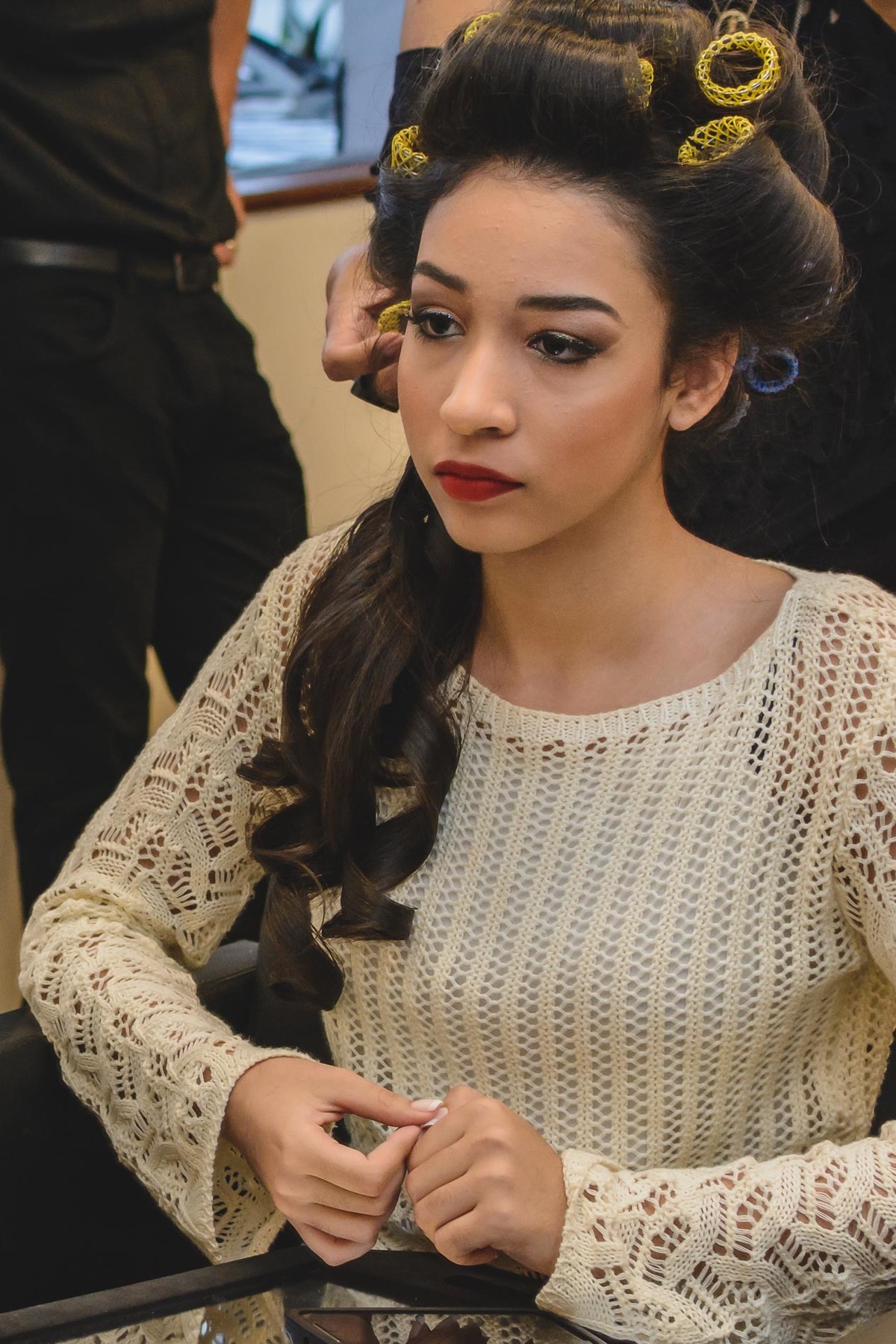 Foto de debutante de bobs no making of- Praia Grande - SP