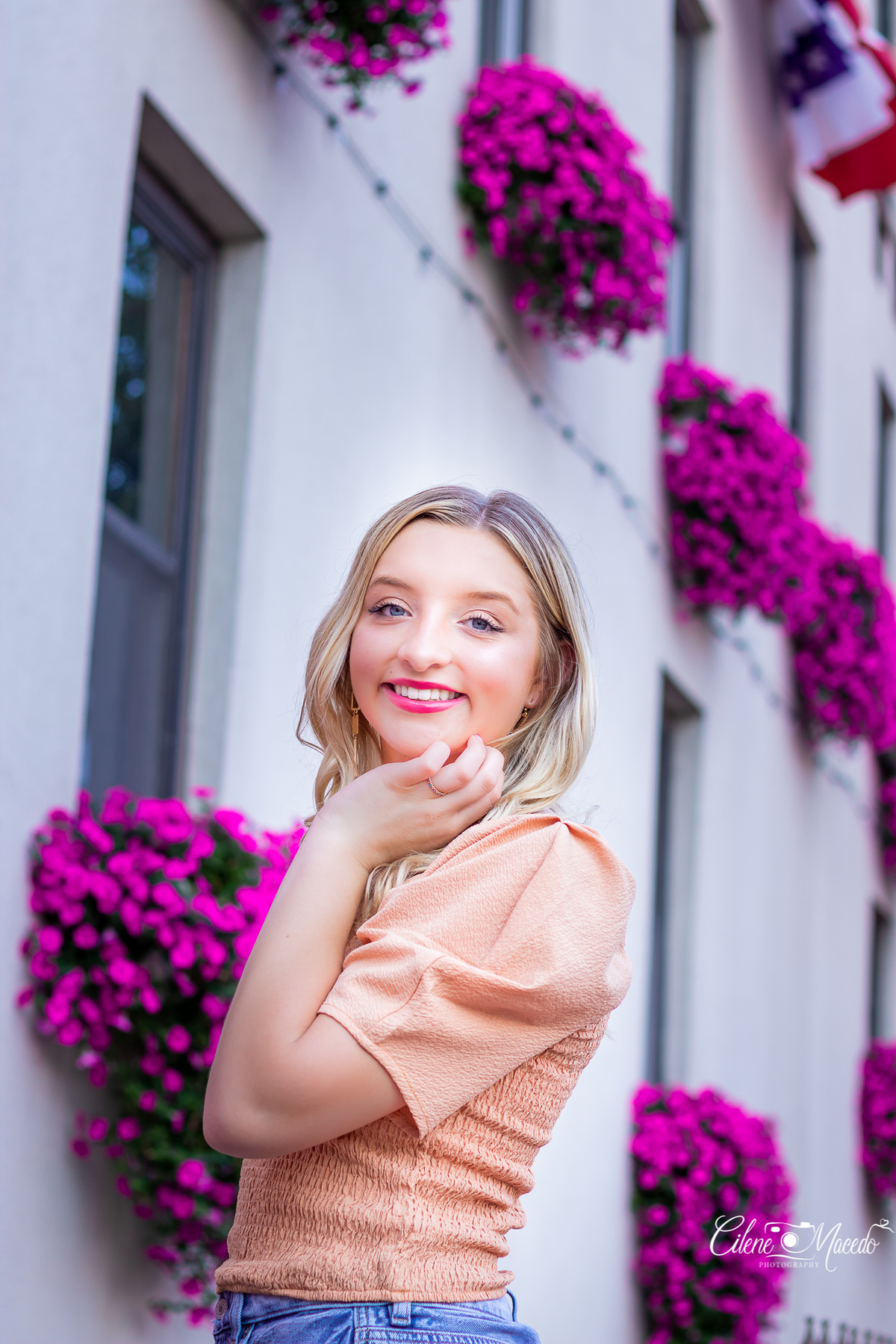 Pink wall in B-town Bloomington-IN