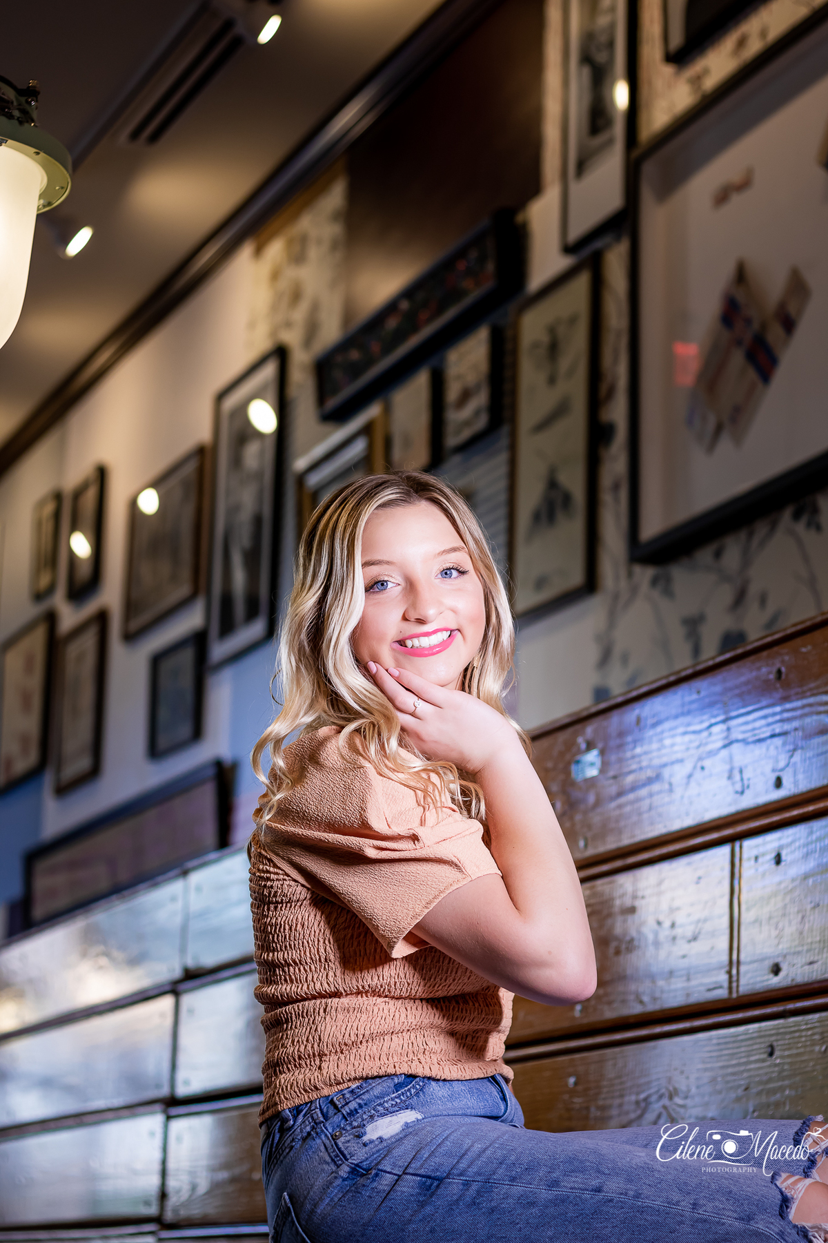 Senior Session in Graduate Hotel in Bloomington-IN