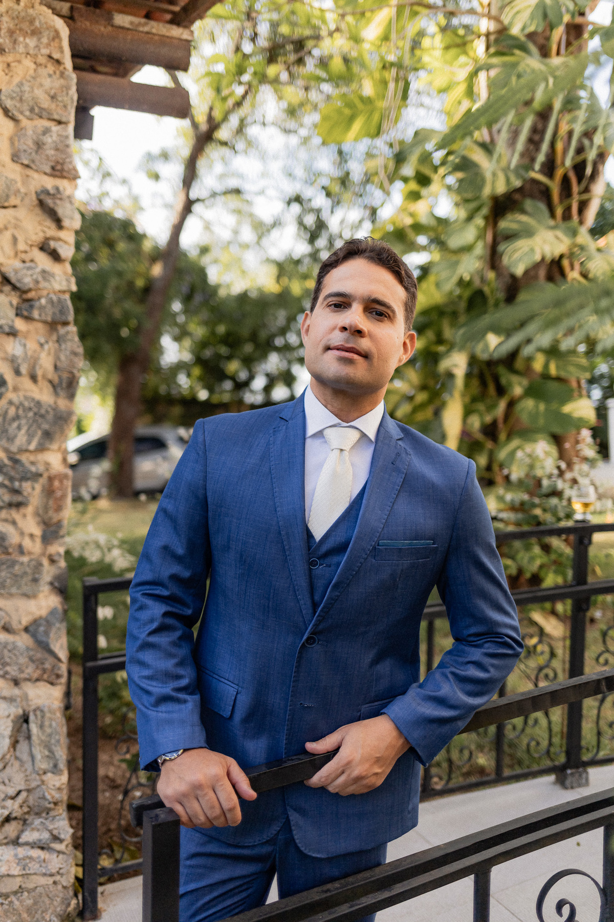 Noiva pronta para o casamento na Fazenda Bonanza em Sergipe