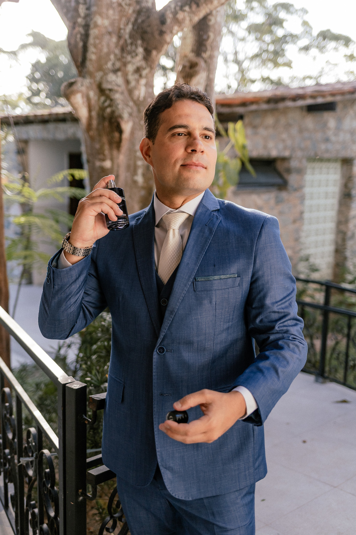 Noiva pronta para o casamento na Fazenda Bonanza em Sergipe