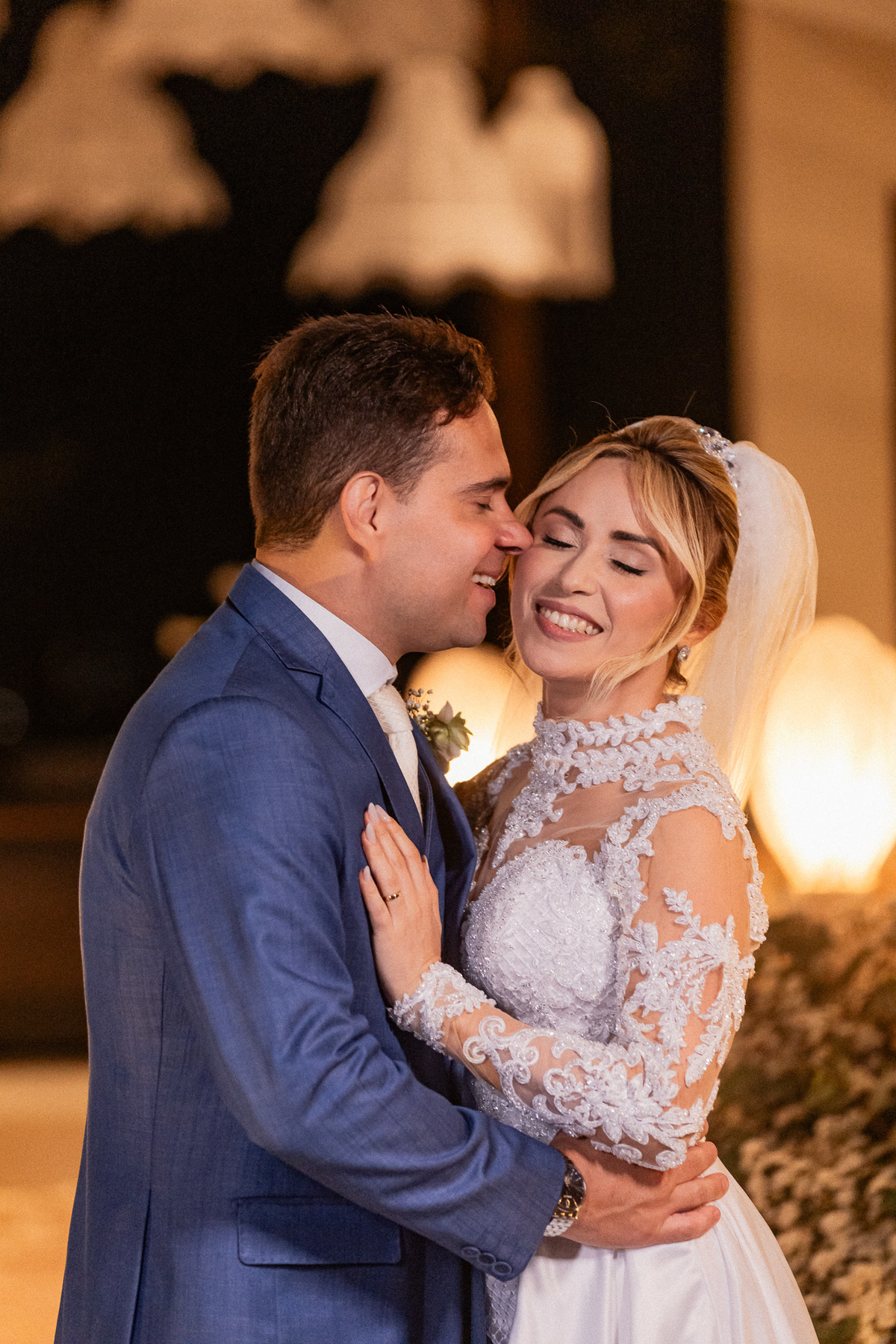 Retrato dos noivos Michele e Brício na Fazenda Bonanza em Sergipe