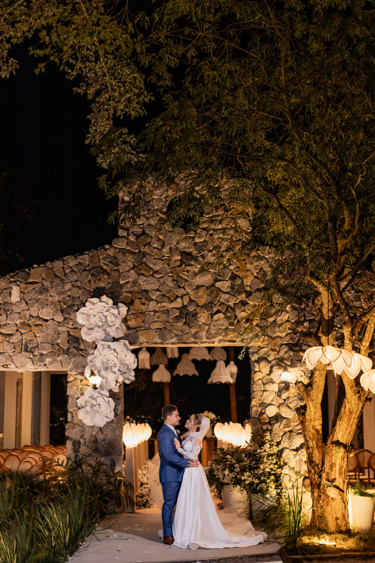 Retrato dos noivos Michele e Brício na Fazenda Bonanza em Sergipe