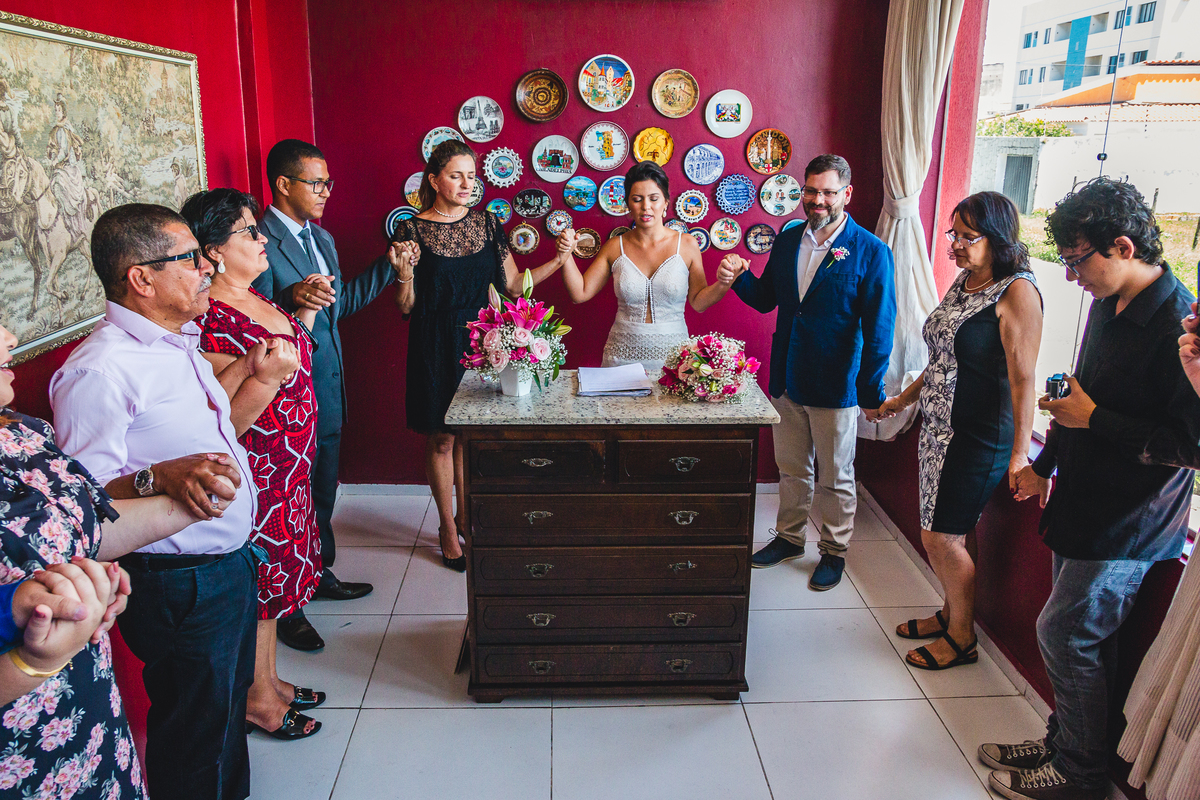 Oração final casamento civil