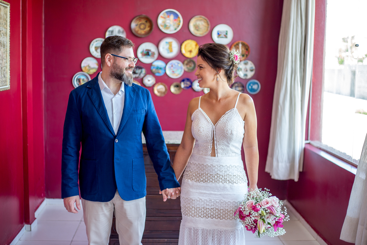 Noivos Casamento civil