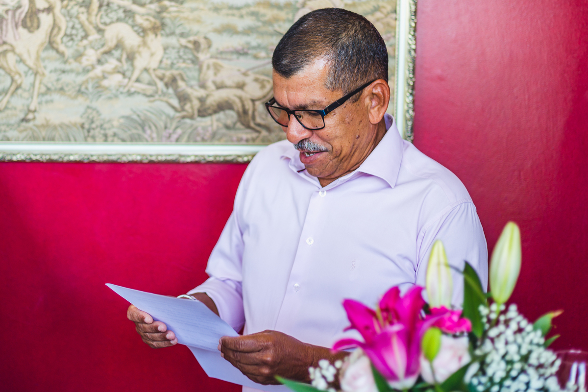 Homenagem pai da noiva