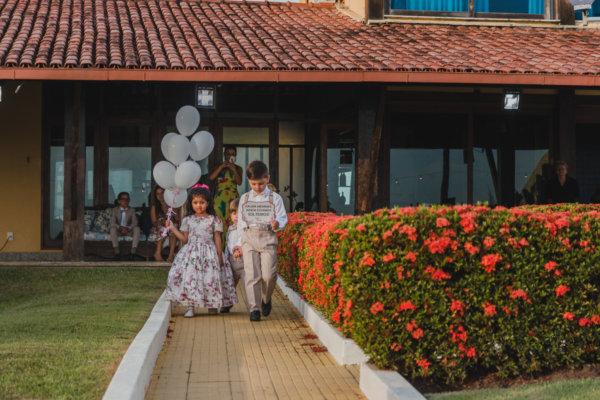 entrada das crianças