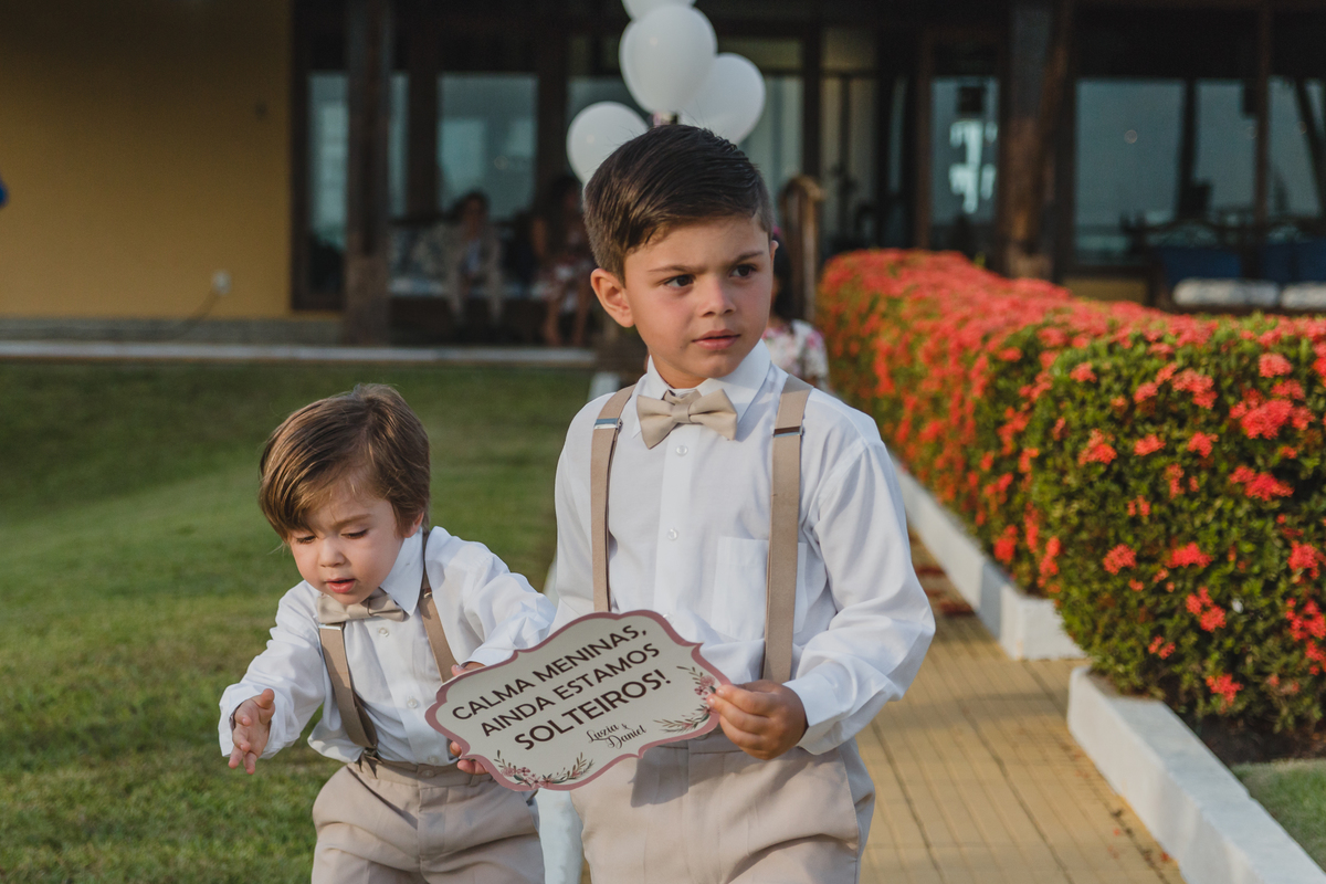 entrada das crianças