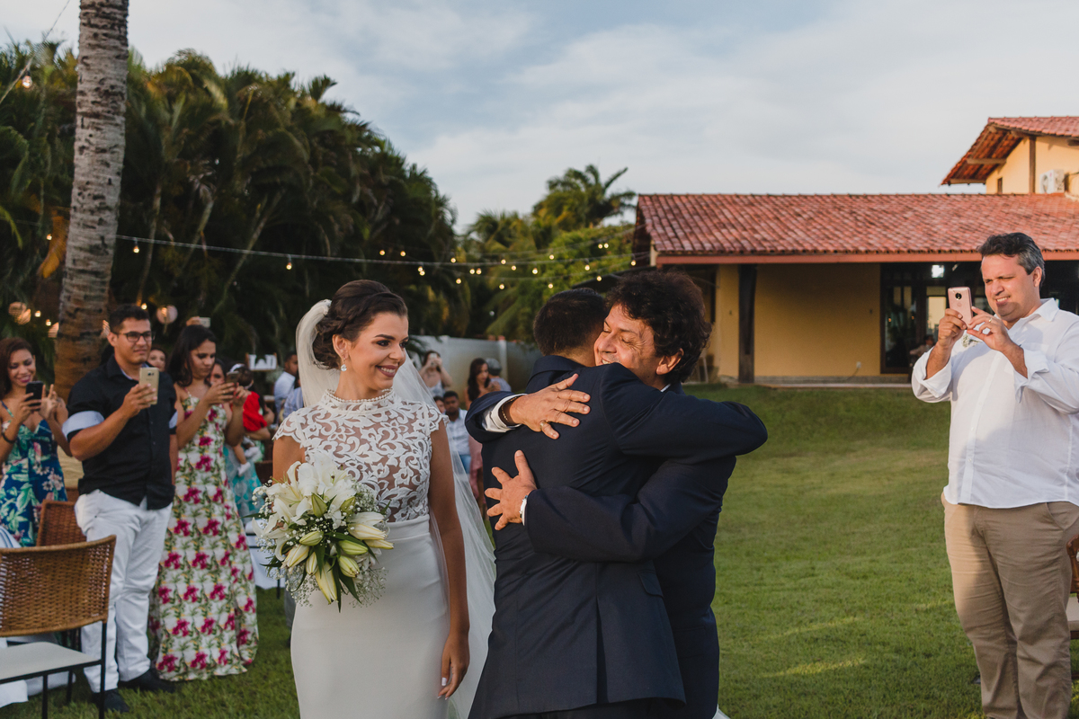 pai entrega filha ao noivo