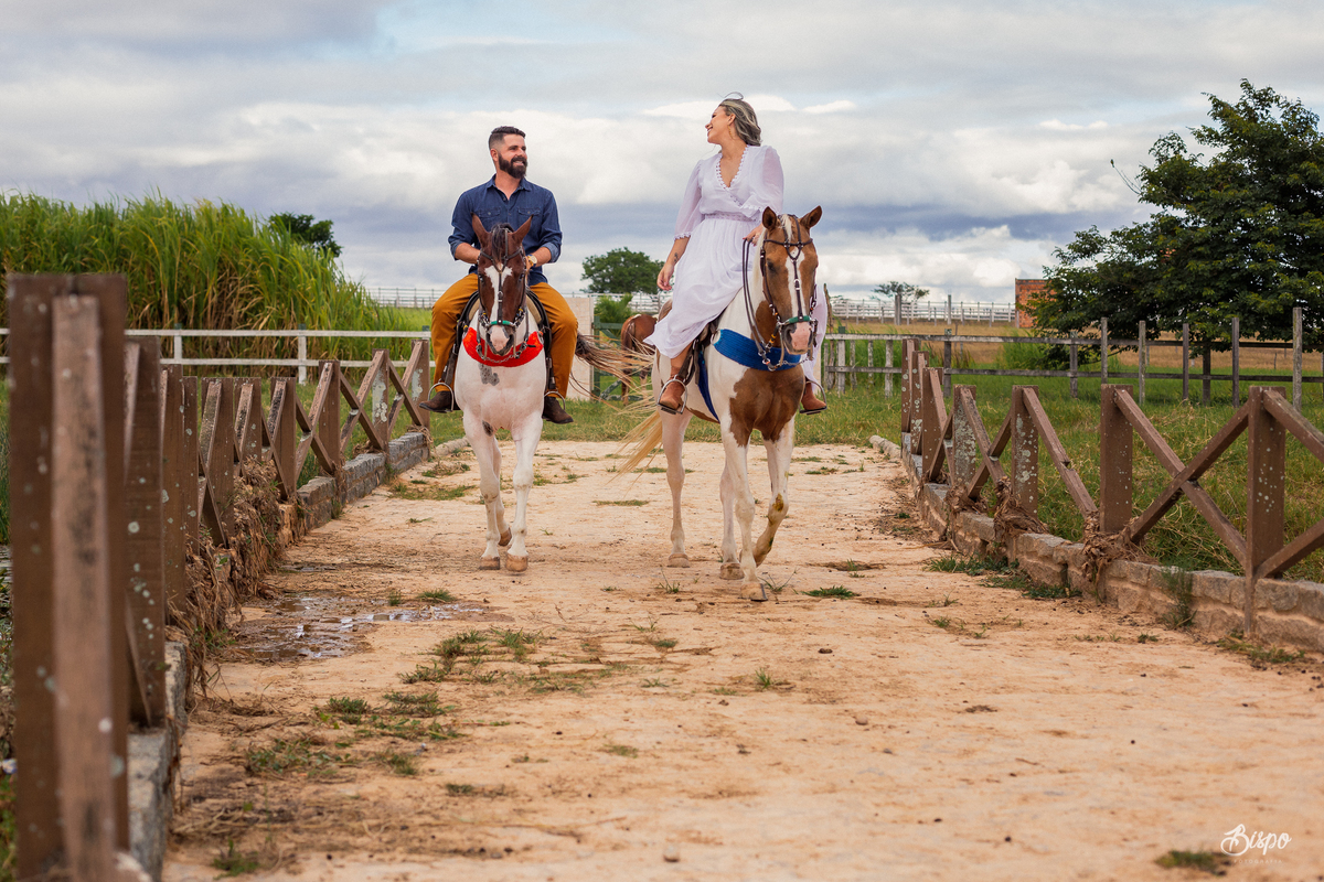 BISPO FOTOGRAFIA | Fotógrafos de Casamento em Aracaju/Sergipe - Pré Wedding Noivos com Cavalos em Haras
