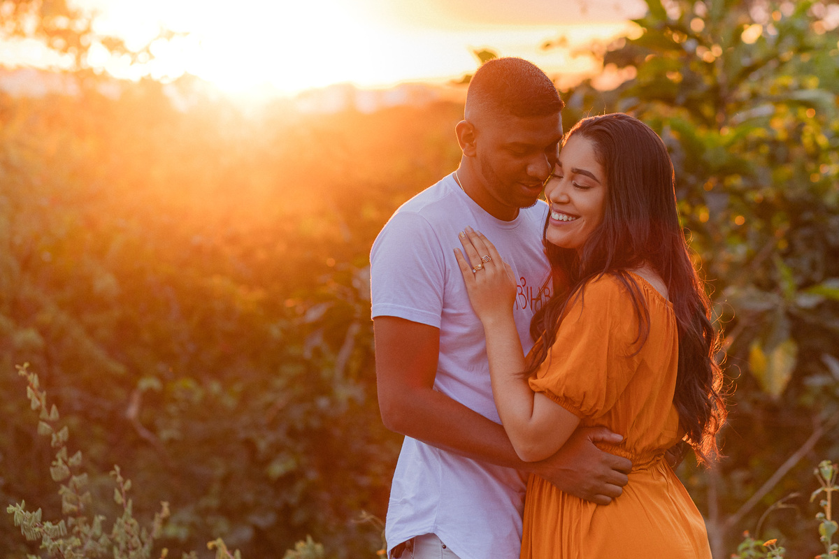 foto de casal passeando no parque da cidade em Aracaju