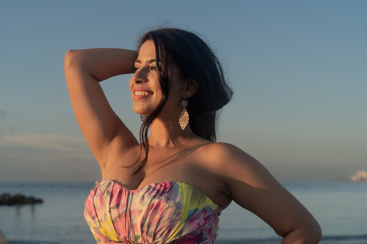 ensaio na praia na flórida