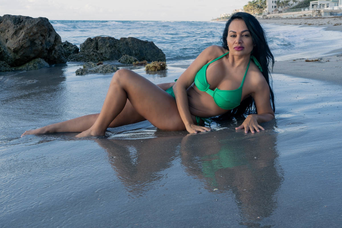 ensaios femininos na praia