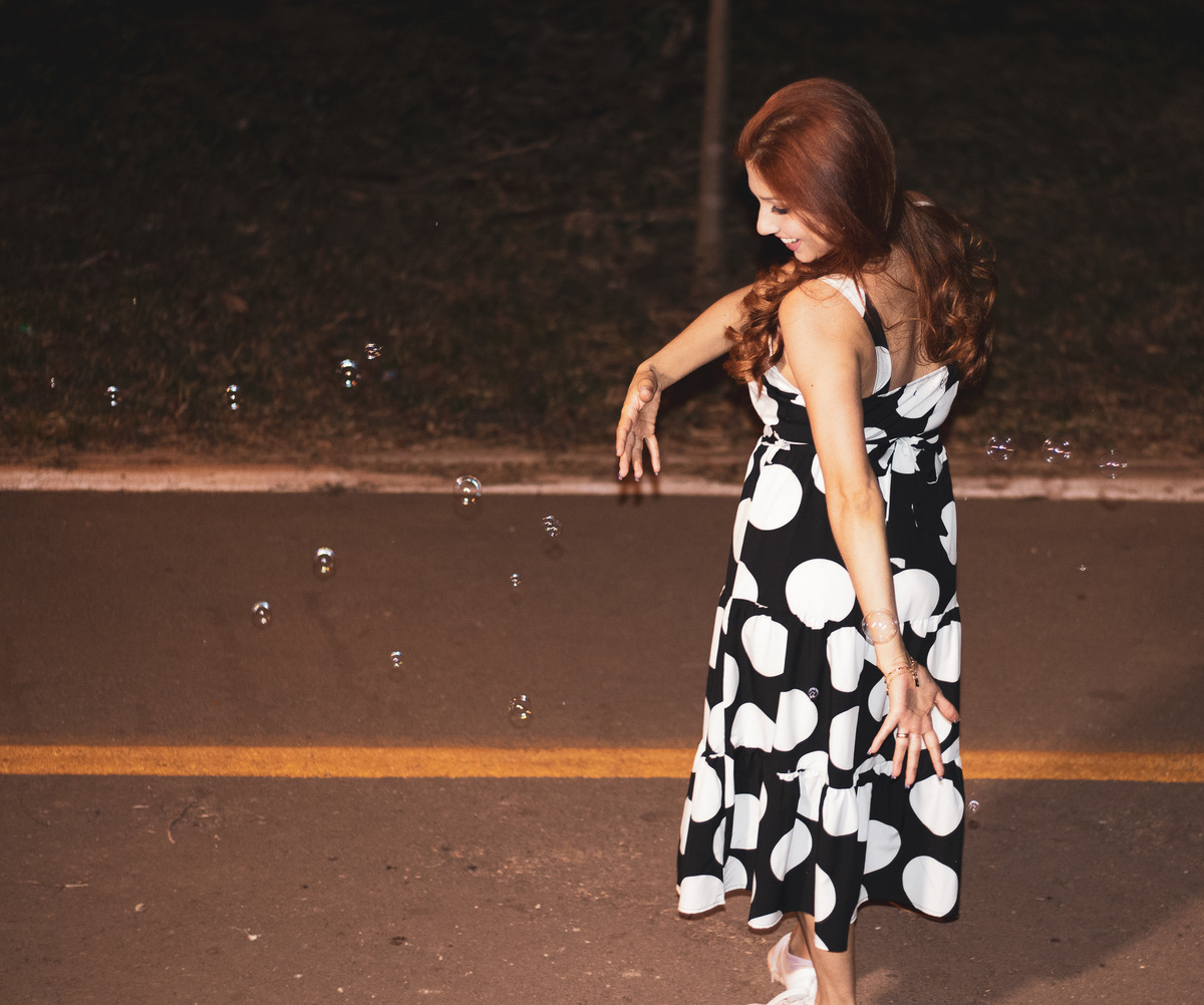 foto com bolhas de sabão 