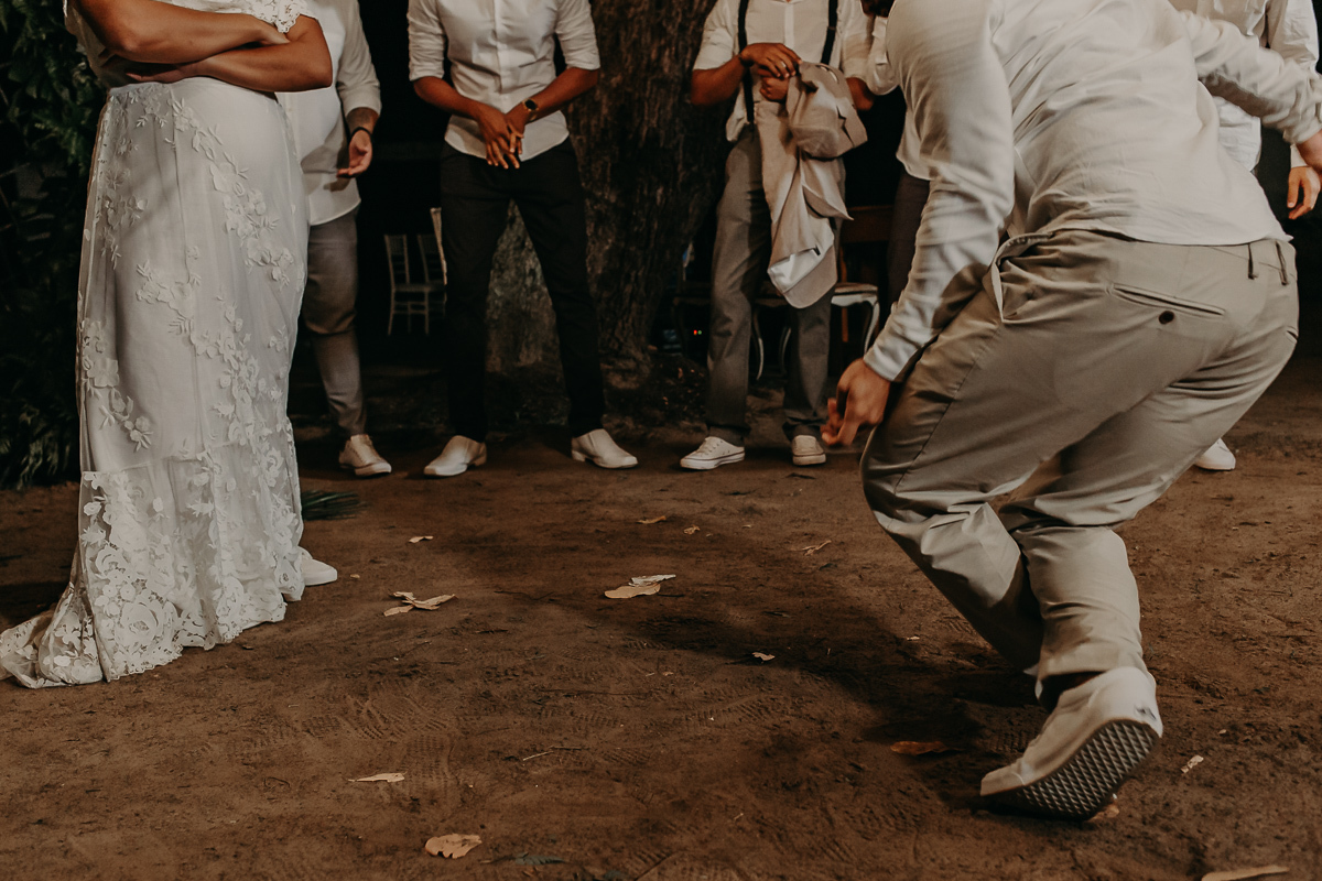 Passinho de dança dos noivos
