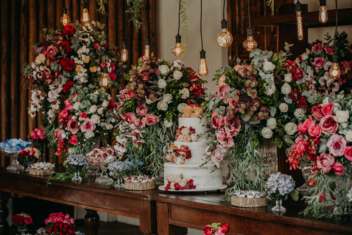 Decoração de casamento boho