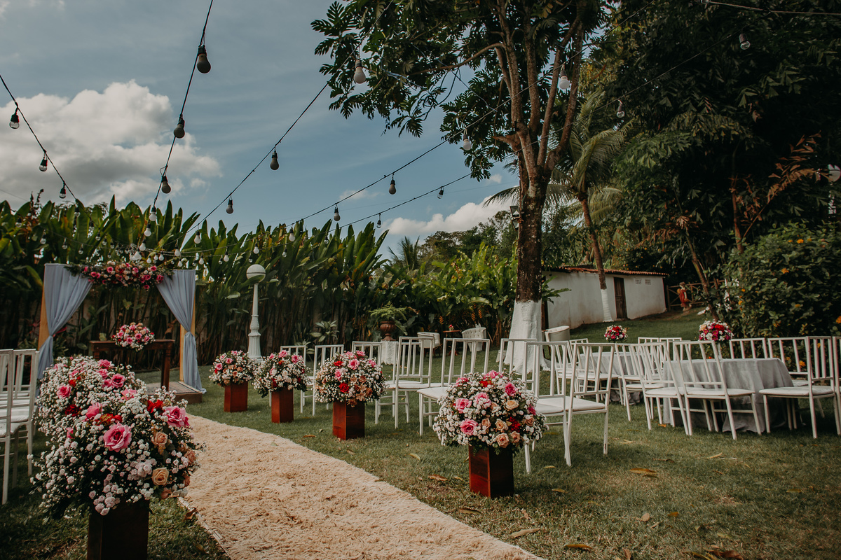 Decoração de casamento boho